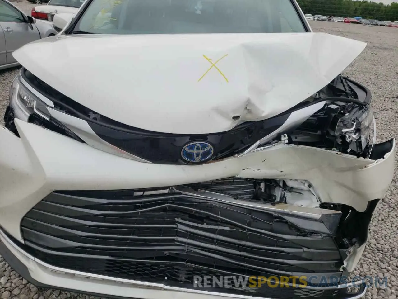 7 fotografías del automóvil dañado 5TDZRKEC8MS033987 TOYOTA SIENNA 2021