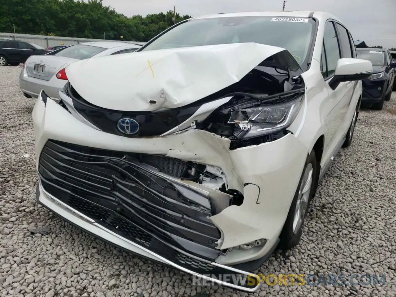 9 fotografías del automóvil dañado 5TDZRKEC8MS033987 TOYOTA SIENNA 2021