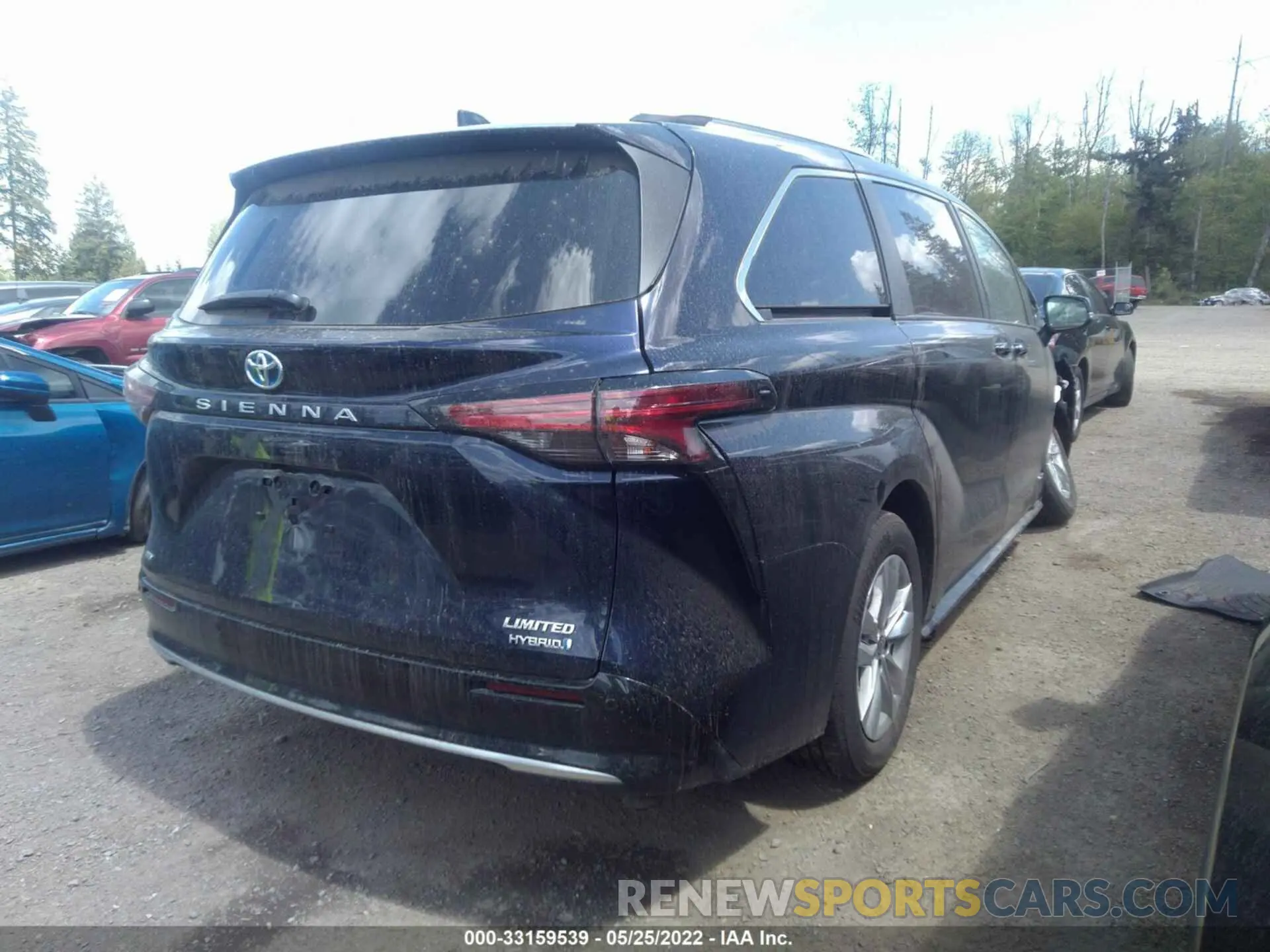 4 fotografías del automóvil dañado 5TDZSKFC1MS020288 TOYOTA SIENNA 2021