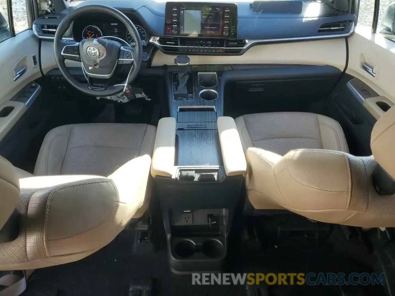8 fotografías del automóvil dañado 5TDZSKFC5MS005700 TOYOTA SIENNA 2021