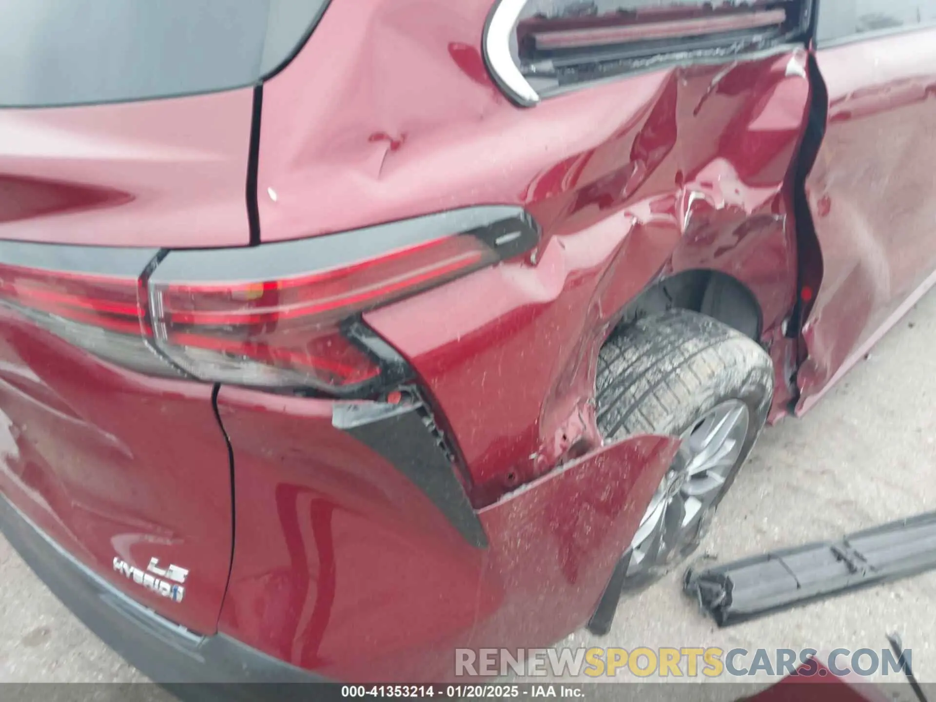 6 fotografías del automóvil dañado 5TDBRKEC0NS113173 TOYOTA SIENNA 2022