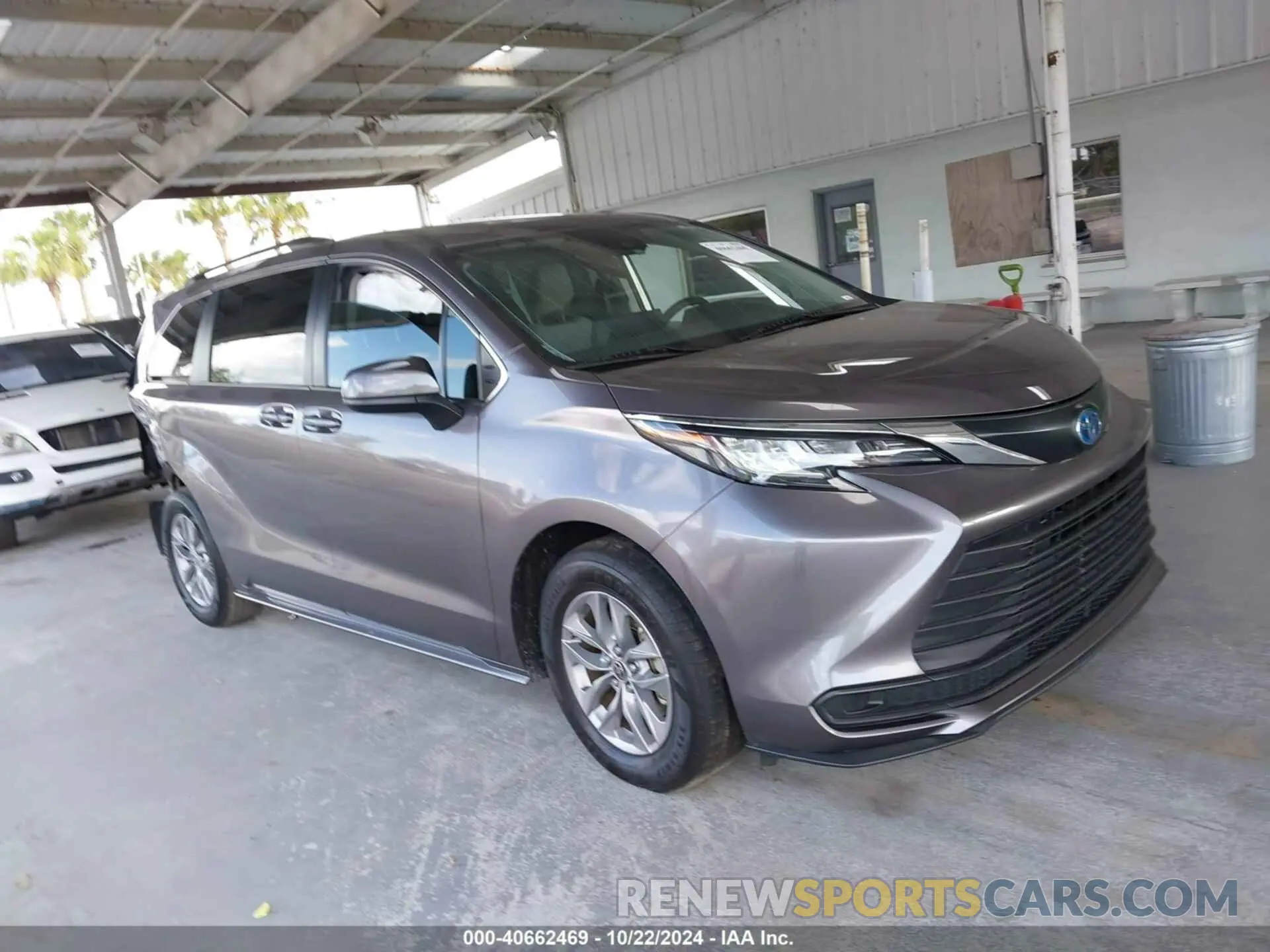 14 fotografías del automóvil dañado 5TDBRKEC1NS087814 TOYOTA SIENNA 2022