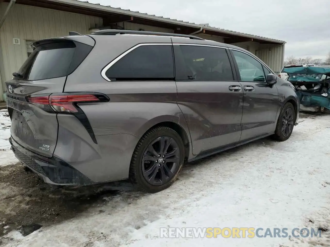 3 fotografías del automóvil dañado 5TDDRKEC6NS117060 TOYOTA SIENNA 2022