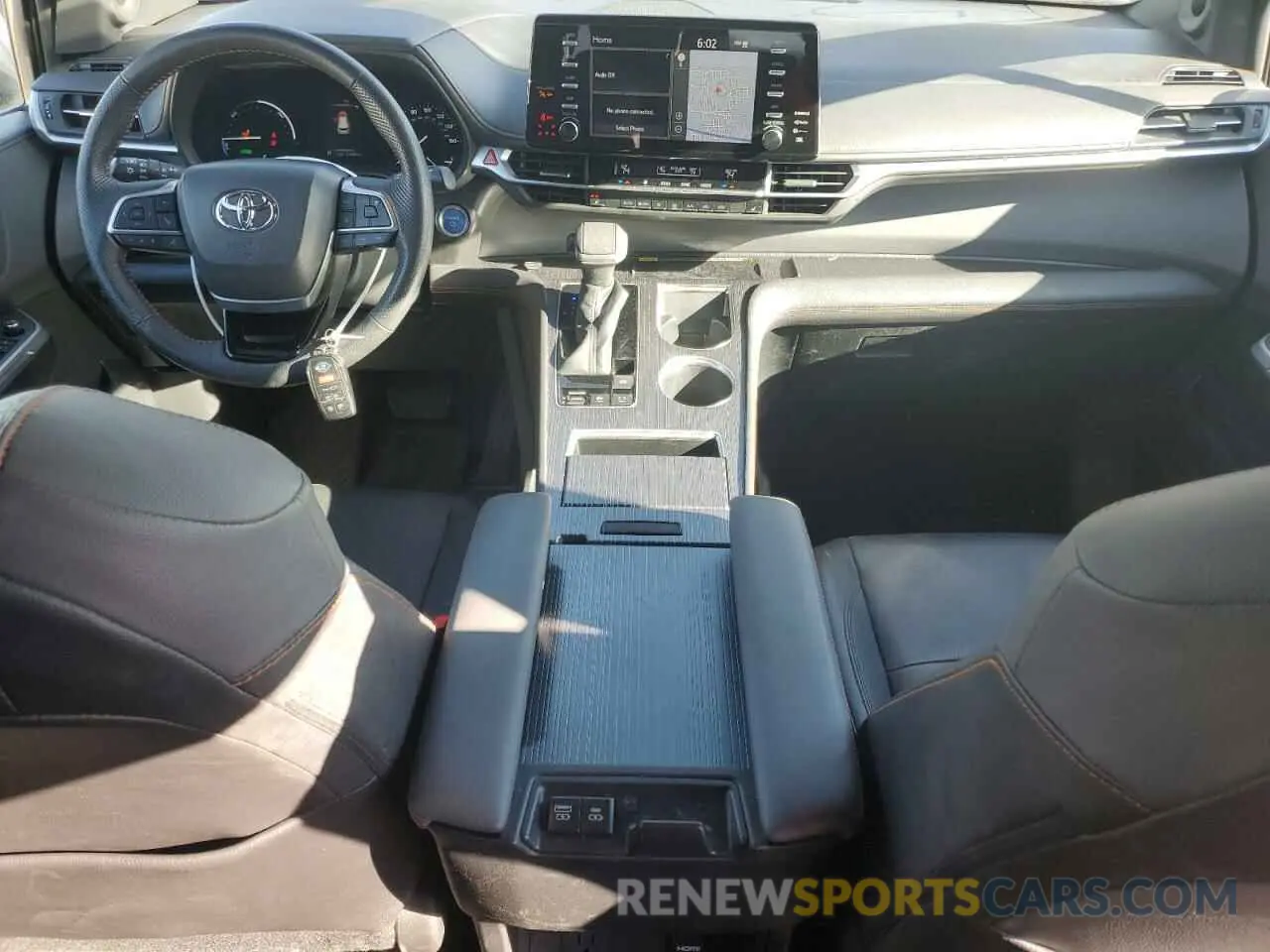 8 fotografías del automóvil dañado 5TDDRKEC6NS117060 TOYOTA SIENNA 2022