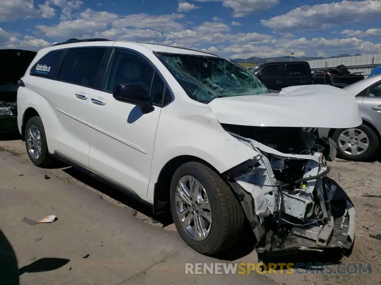 1 fotografías del automóvil dañado 5TDDSKFC3NS056253 TOYOTA SIENNA 2022
