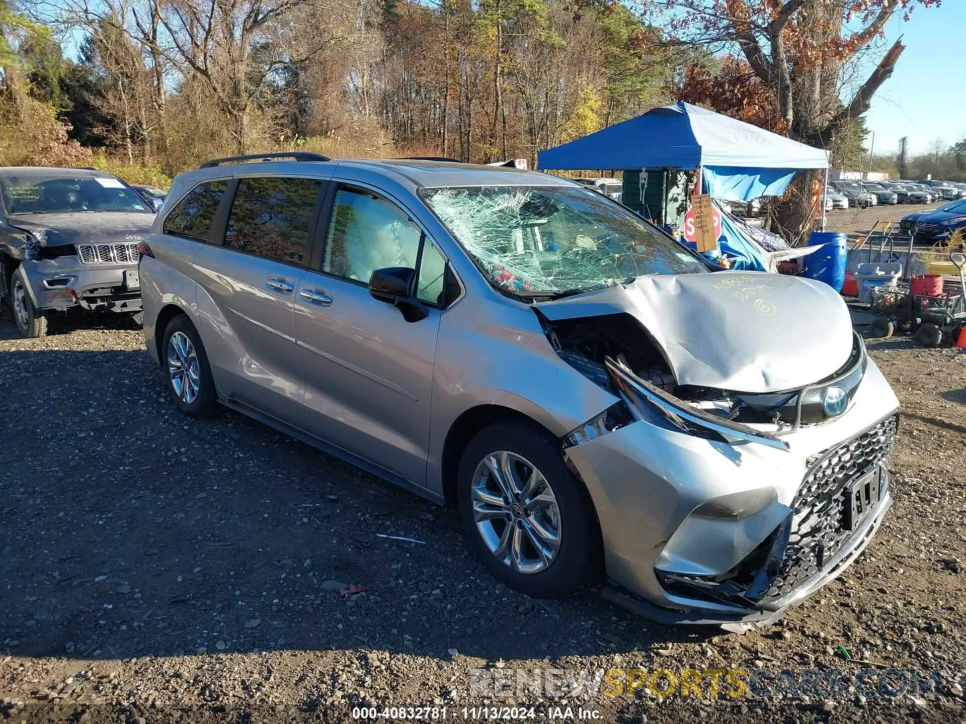1 fotografías del automóvil dañado 5TDDSKFC3NS064174 TOYOTA SIENNA 2022