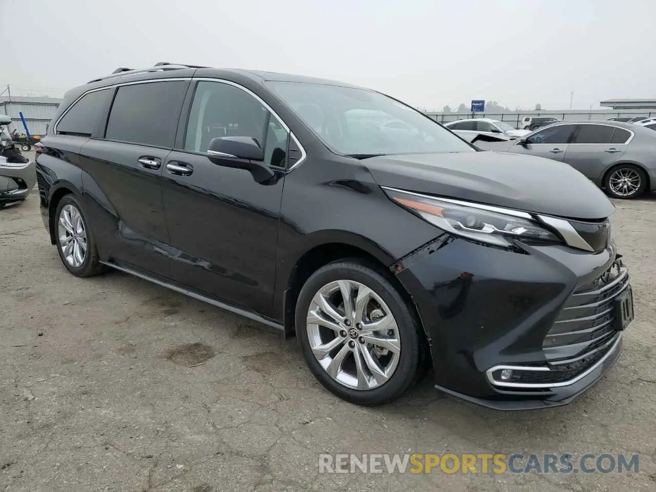 4 fotografías del automóvil dañado 5TDERKEC2NS094476 TOYOTA SIENNA 2022