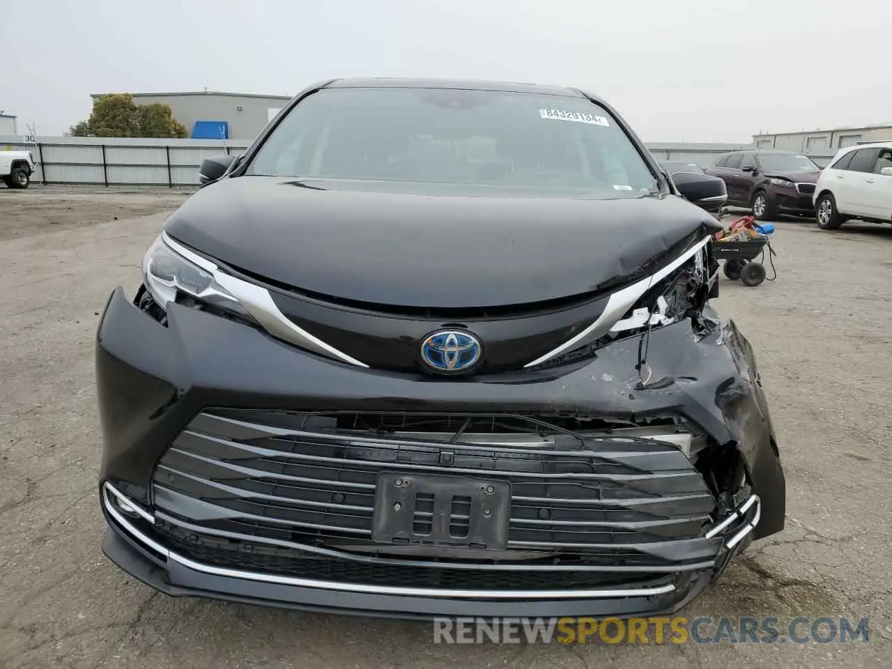 5 fotografías del automóvil dañado 5TDERKEC2NS094476 TOYOTA SIENNA 2022