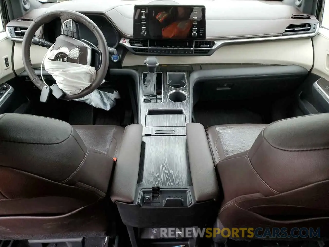 8 fotografías del automóvil dañado 5TDERKEC2NS094476 TOYOTA SIENNA 2022