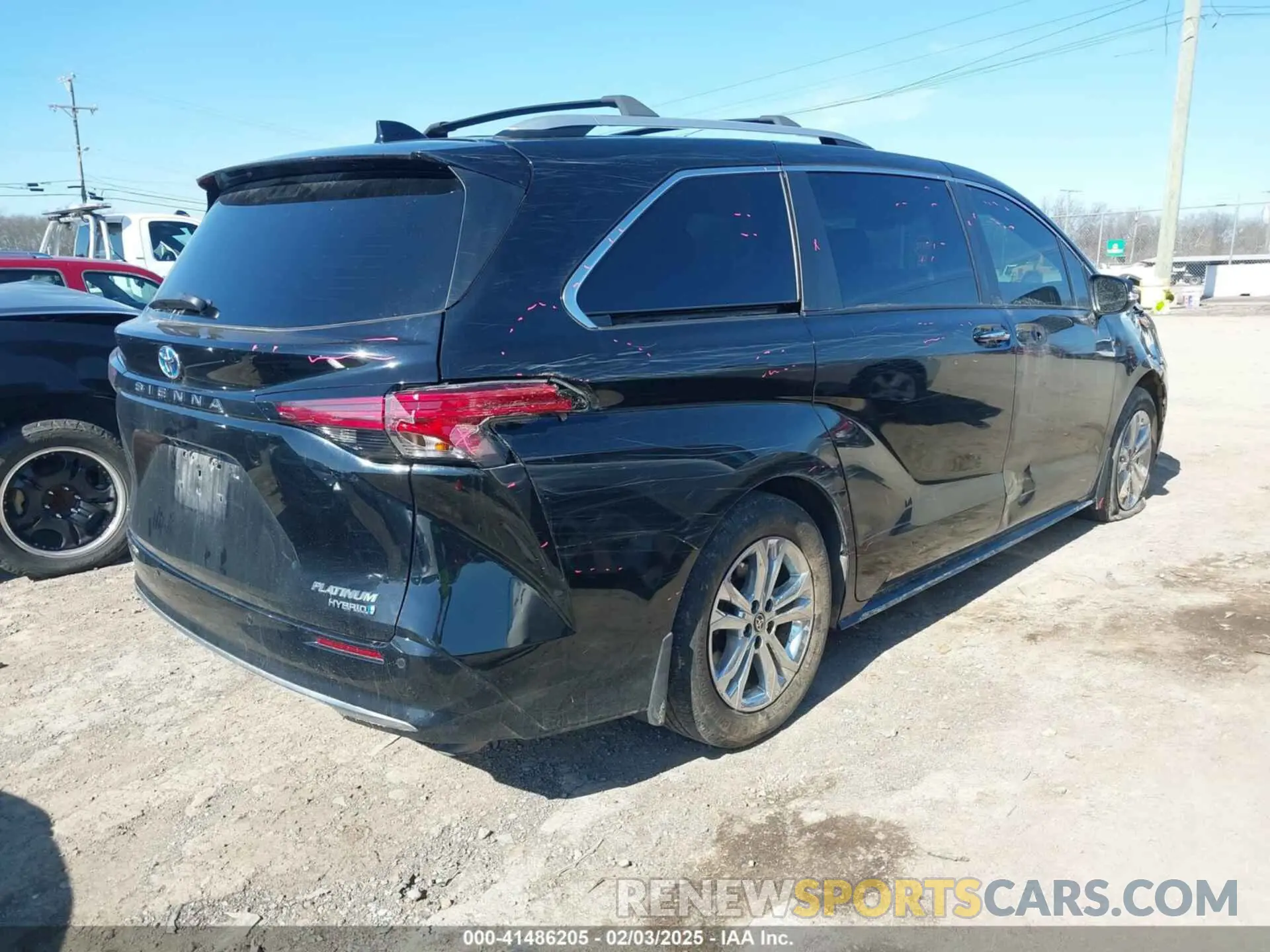 4 fotografías del automóvil dañado 5TDESKFC3NS043295 TOYOTA SIENNA 2022