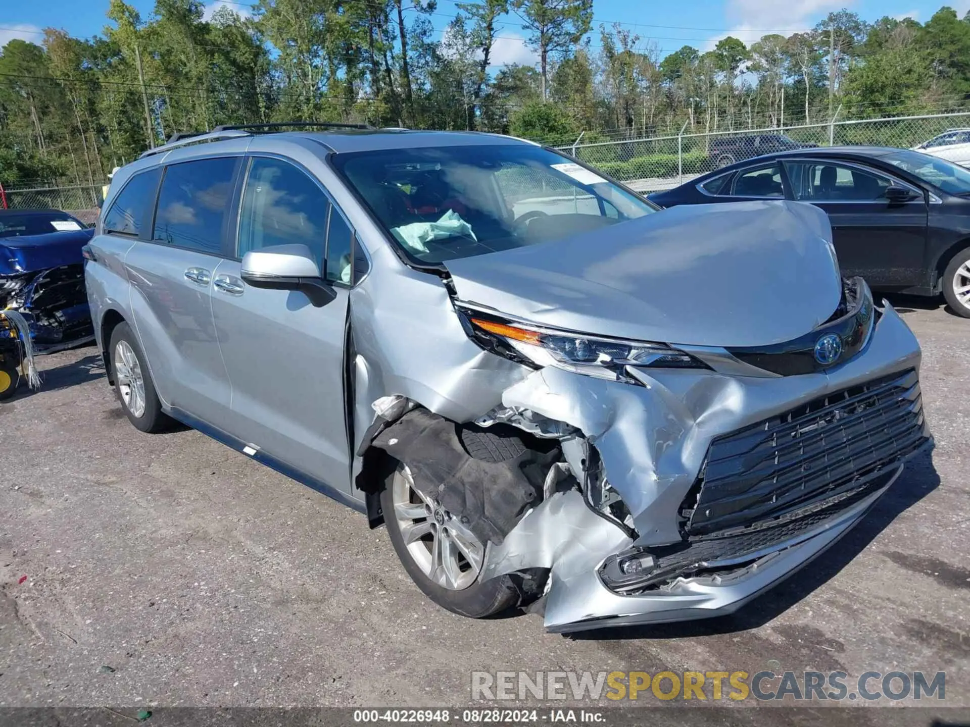 1 fotografías del automóvil dañado 5TDESKFC9NS066581 TOYOTA SIENNA 2022