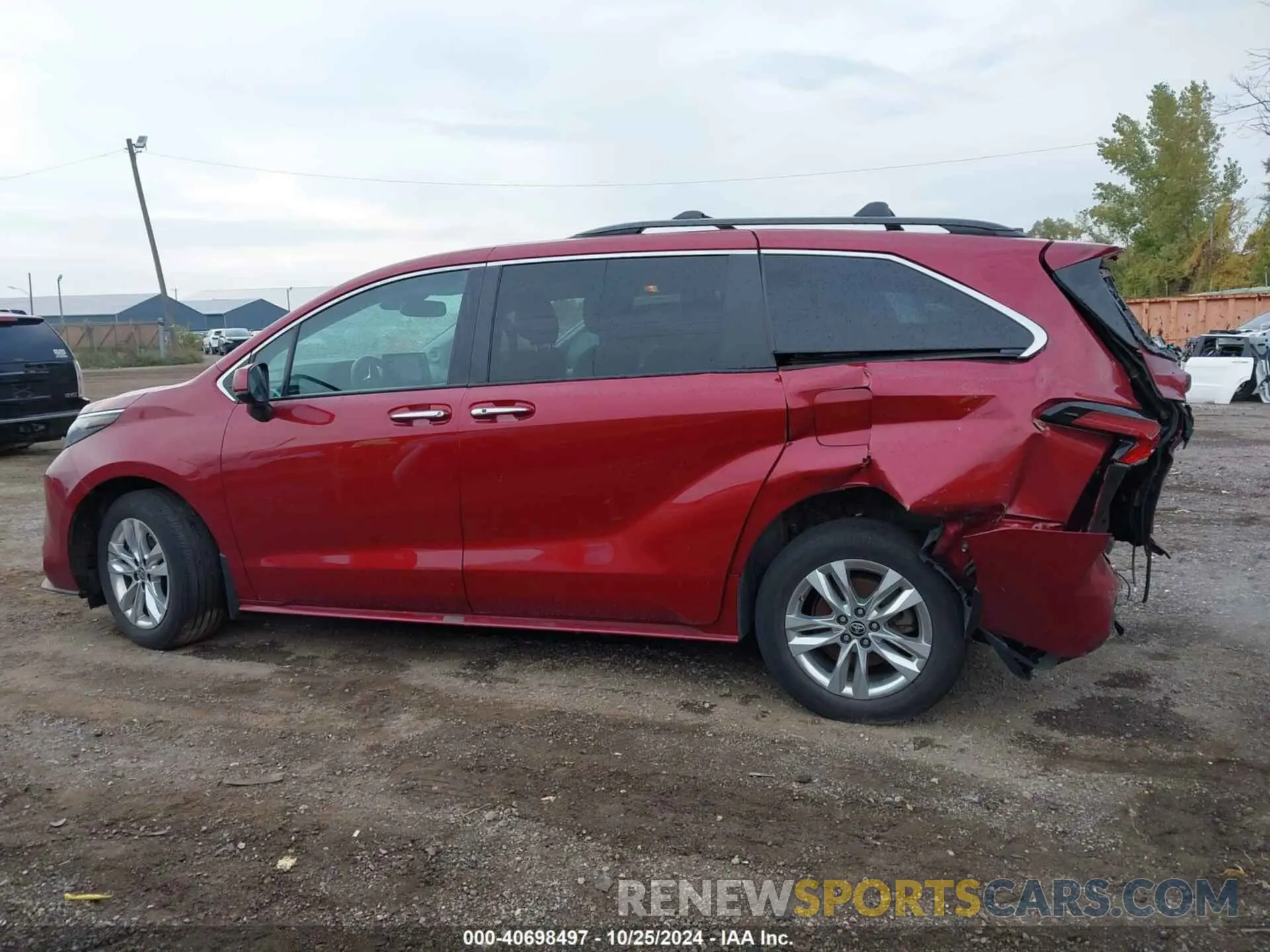 14 fotografías del automóvil dañado 5TDJRKEC8NS093377 TOYOTA SIENNA 2022