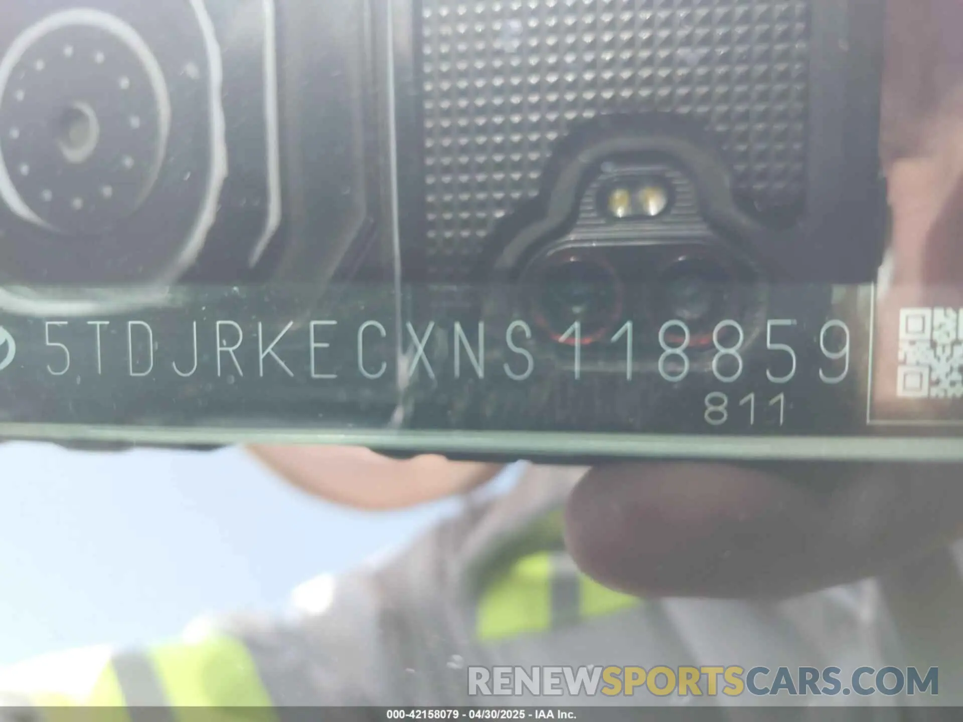 9 fotografías del automóvil dañado 5TDJRKECXNS118859 TOYOTA SIENNA 2022