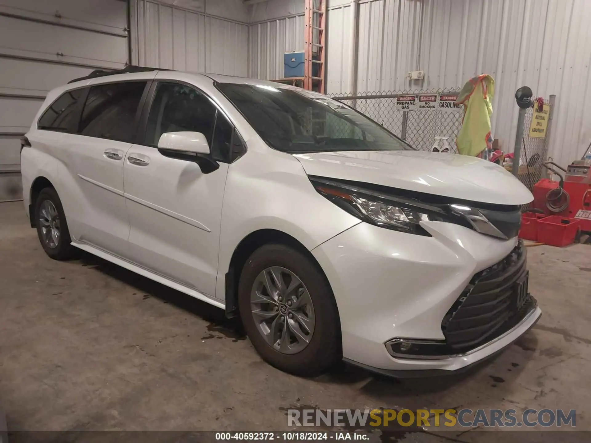 1 fotografías del automóvil dañado 5TDJSKFC0NS057010 TOYOTA SIENNA 2022