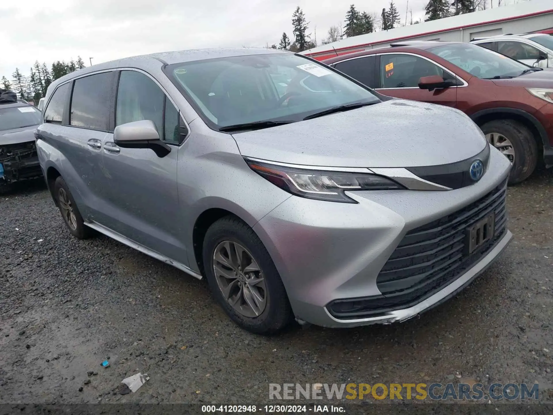 1 fotografías del automóvil dañado 5TDKRKEC1NS097081 TOYOTA SIENNA 2022