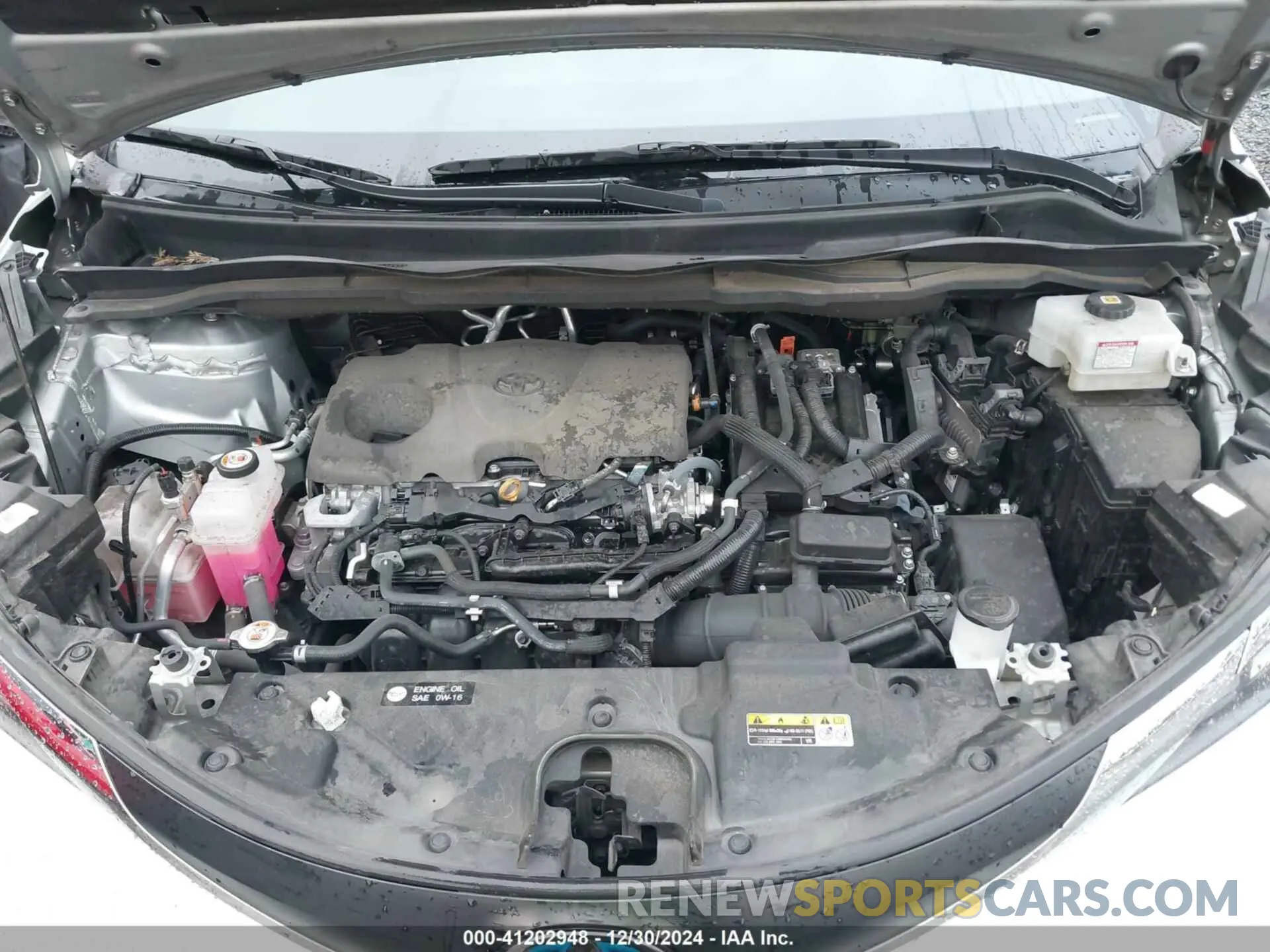 10 fotografías del automóvil dañado 5TDKRKEC1NS097081 TOYOTA SIENNA 2022