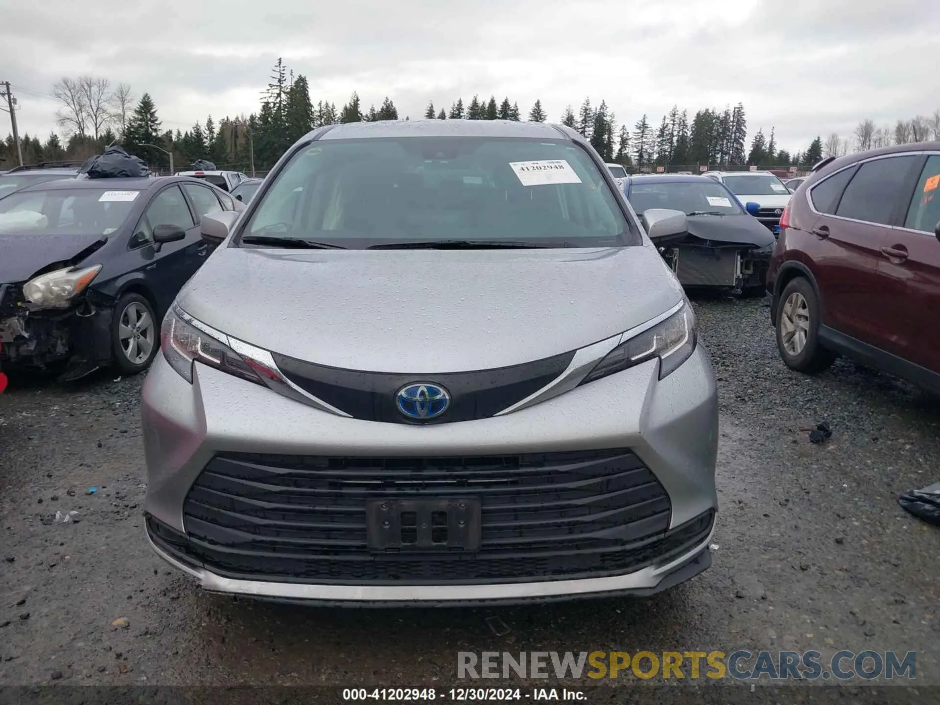 12 fotografías del automóvil dañado 5TDKRKEC1NS097081 TOYOTA SIENNA 2022