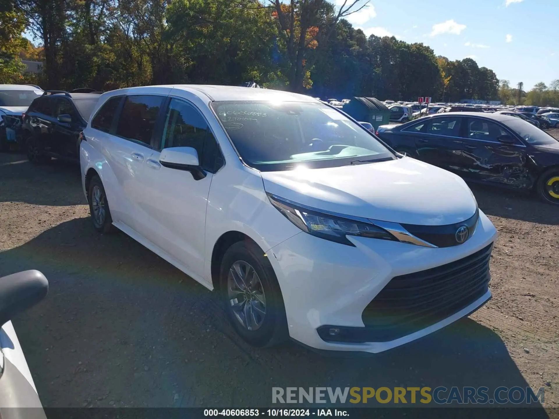 1 fotografías del automóvil dañado 5TDKRKEC4NS101057 TOYOTA SIENNA 2022