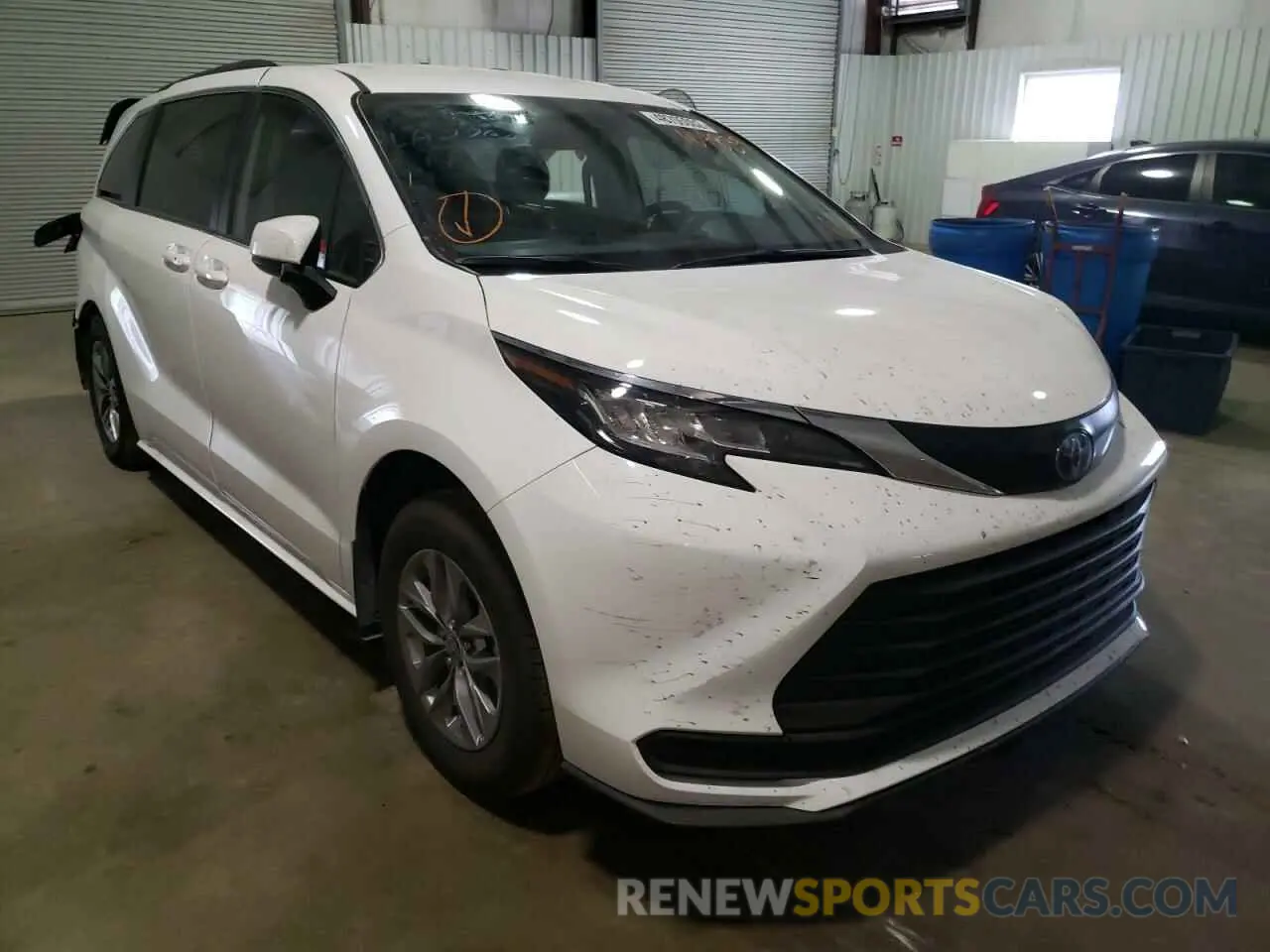 1 fotografías del automóvil dañado 5TDKRKEC5NS104839 TOYOTA SIENNA 2022