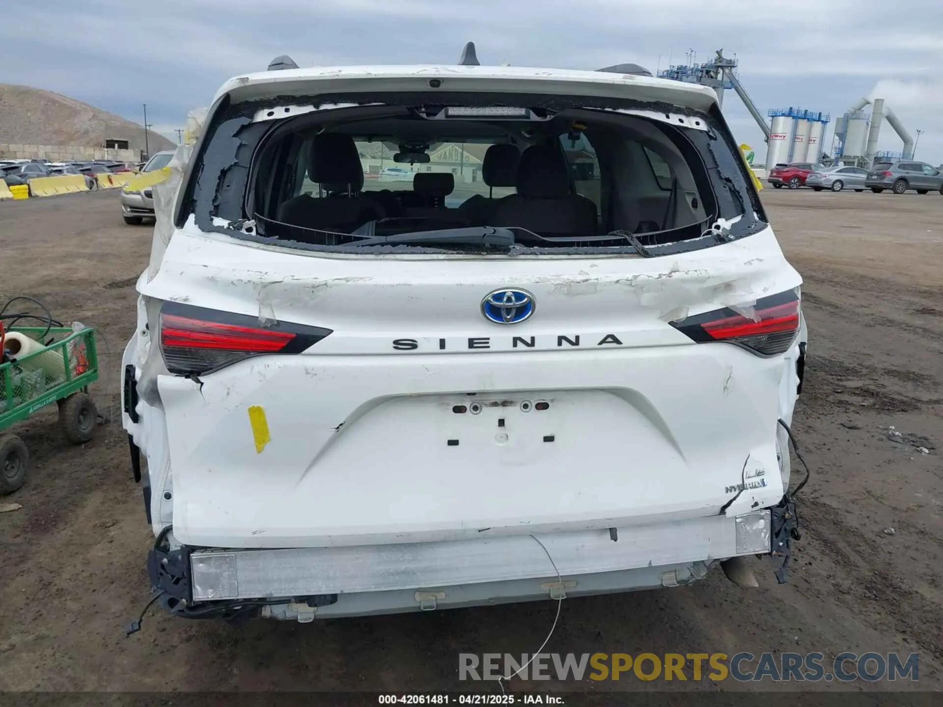 6 fotografías del automóvil dañado 5TDKRKEC7NS119925 TOYOTA SIENNA 2022
