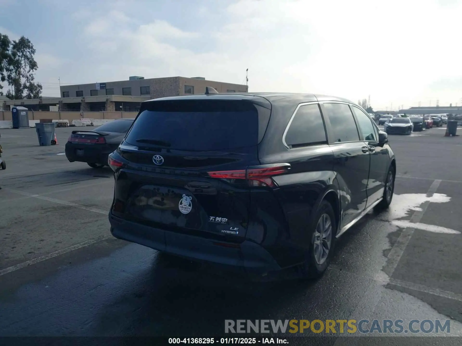 4 fotografías del automóvil dañado 5TDKRKECXNS097242 TOYOTA SIENNA 2022