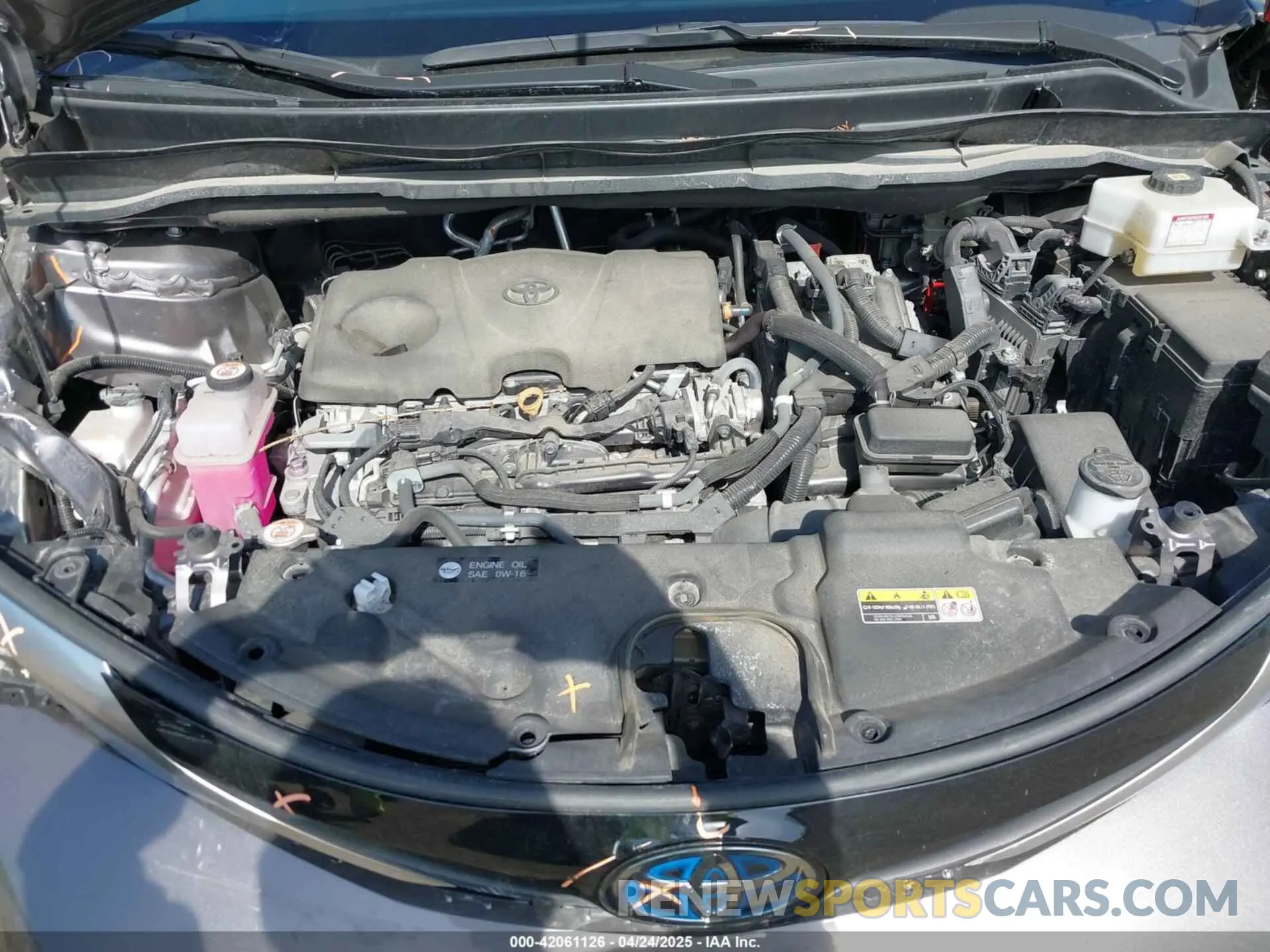10 fotografías del automóvil dañado 5TDXRKEC2NS108482 TOYOTA SIENNA 2022