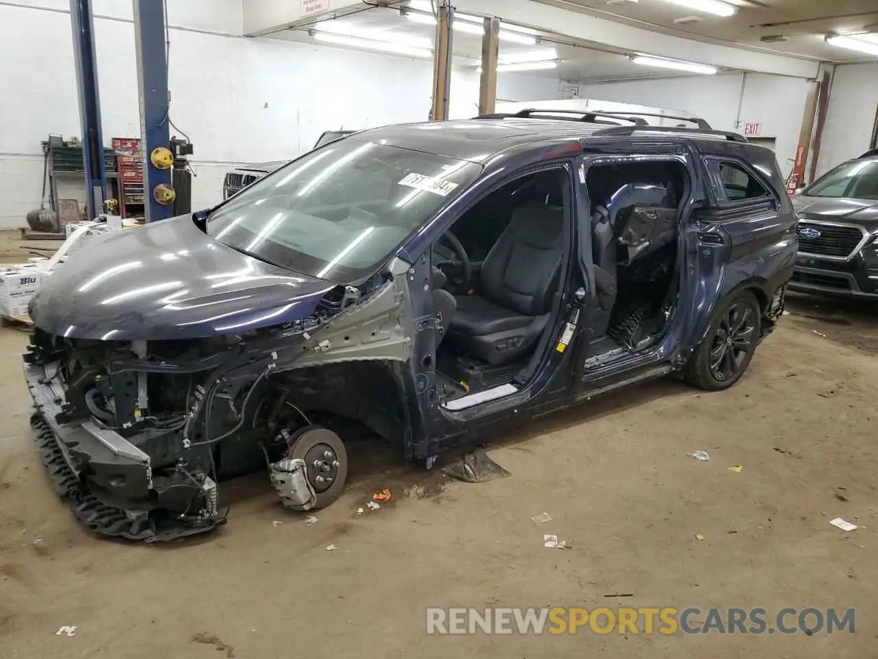 1 fotografías del automóvil dañado 5TDXRKEC2NS136251 TOYOTA SIENNA 2022
