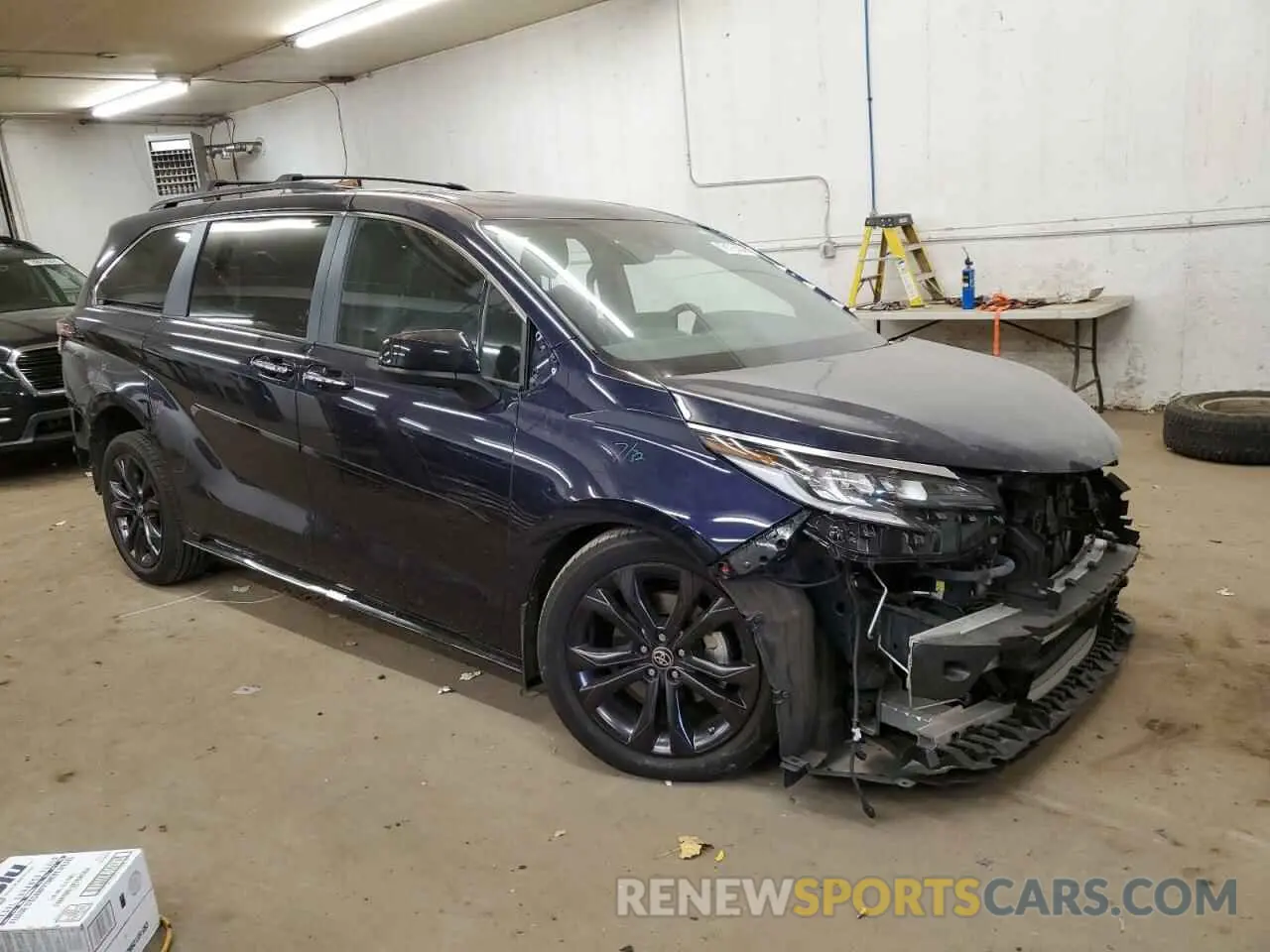 4 fotografías del automóvil dañado 5TDXRKEC2NS136251 TOYOTA SIENNA 2022