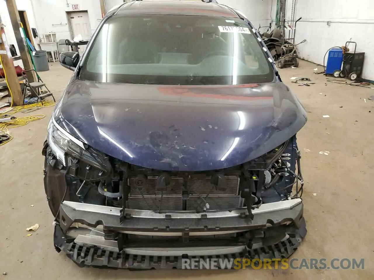 5 fotografías del automóvil dañado 5TDXRKEC2NS136251 TOYOTA SIENNA 2022