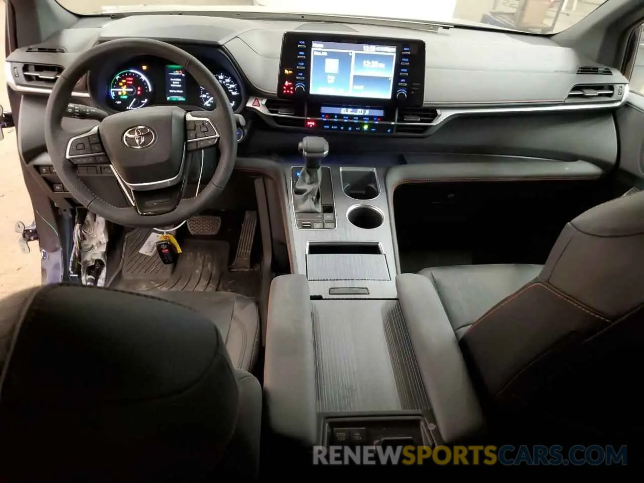 8 fotografías del automóvil dañado 5TDXRKEC2NS136251 TOYOTA SIENNA 2022