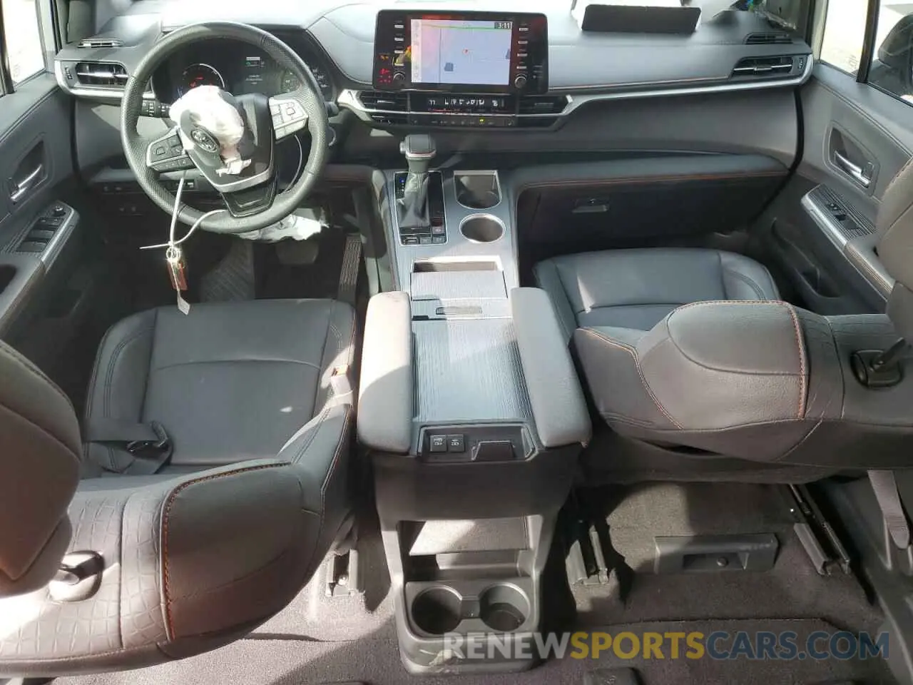 8 fotografías del automóvil dañado 5TDXRKEC9NS133380 TOYOTA SIENNA 2022