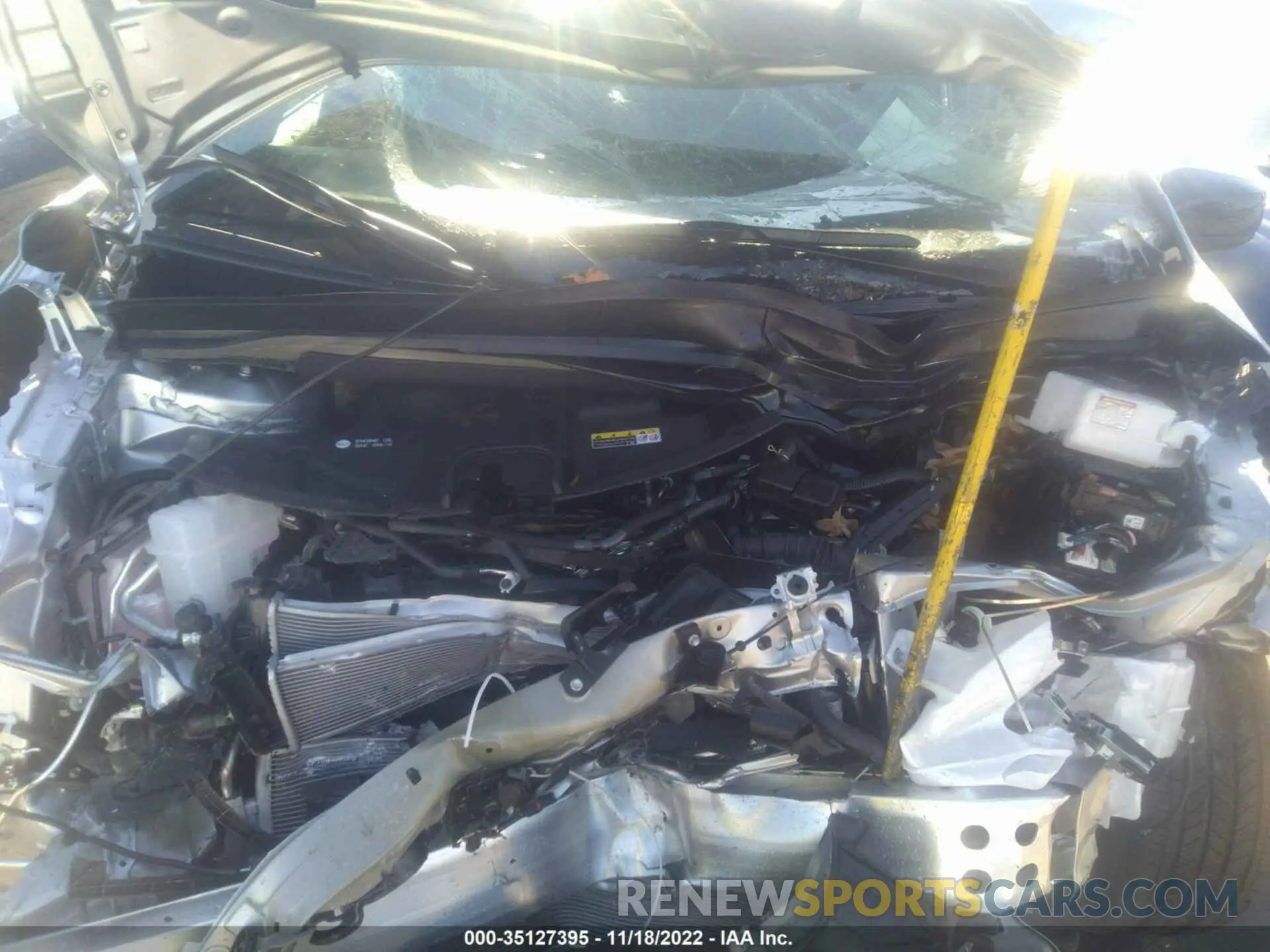 10 fotografías del automóvil dañado 5TDXRKECXNS132397 TOYOTA SIENNA 2022