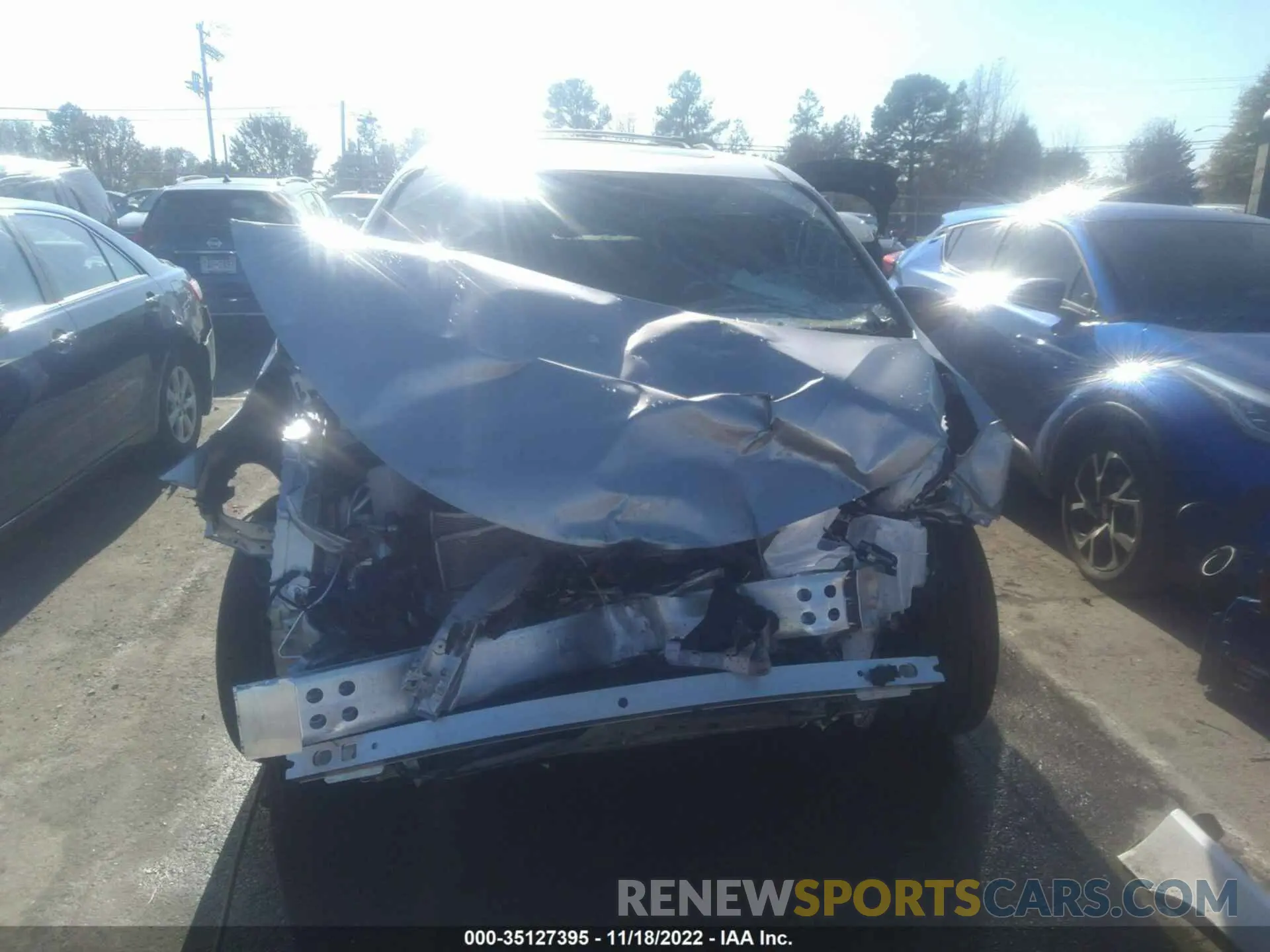 6 fotografías del automóvil dañado 5TDXRKECXNS132397 TOYOTA SIENNA 2022