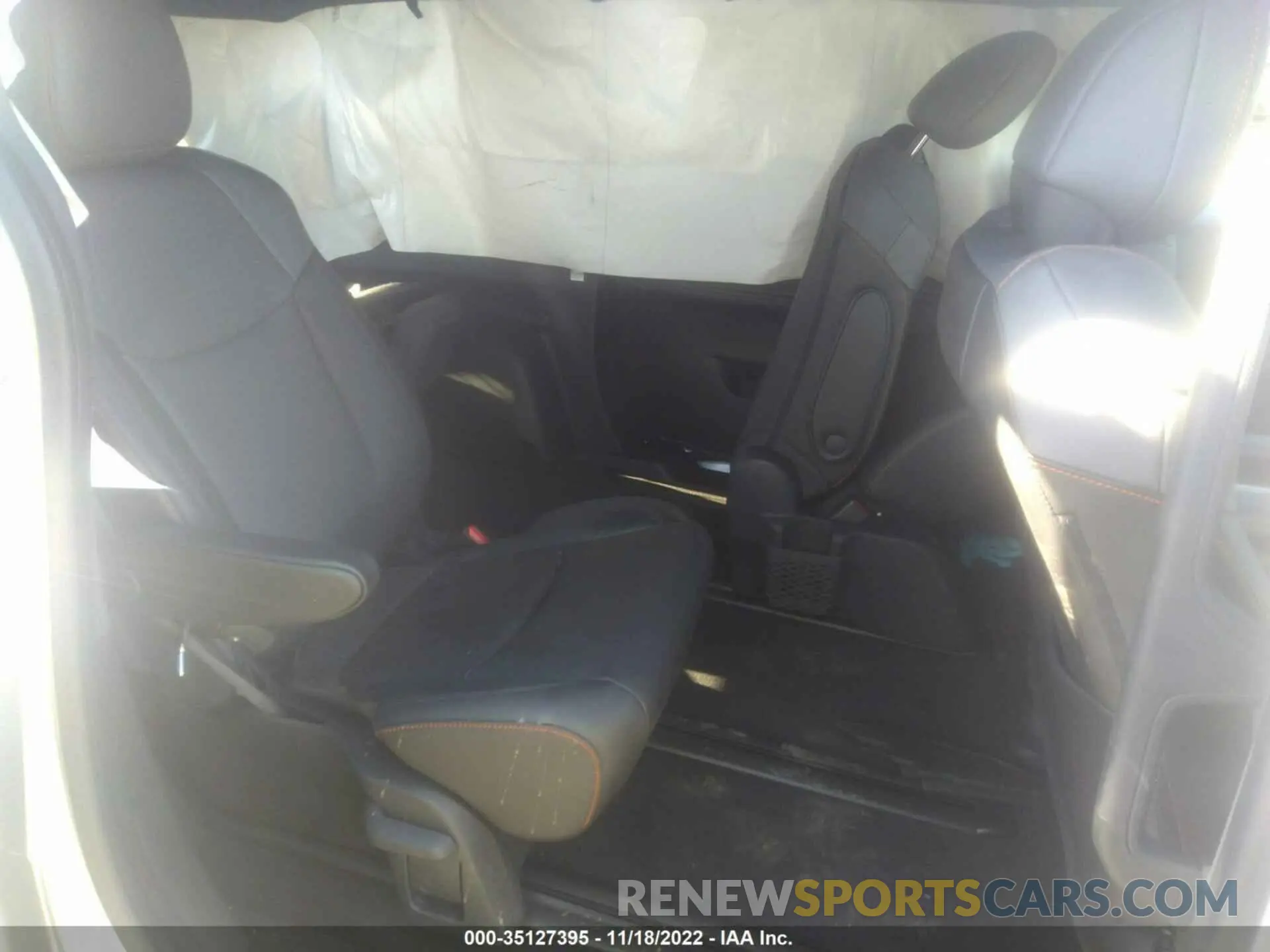 8 fotografías del automóvil dañado 5TDXRKECXNS132397 TOYOTA SIENNA 2022