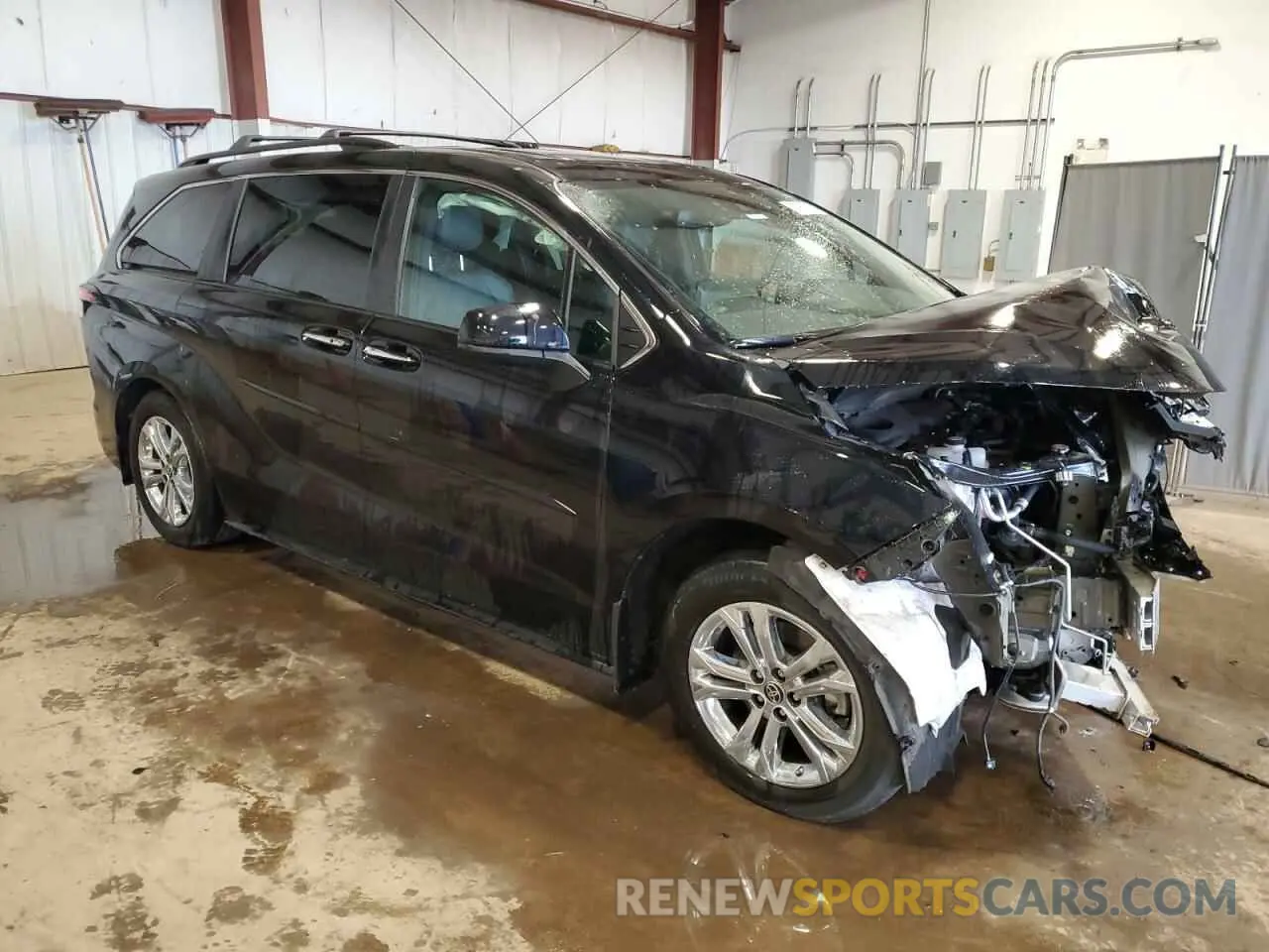 4 fotografías del automóvil dañado 5TDXSKFCXNS071524 TOYOTA SIENNA 2022