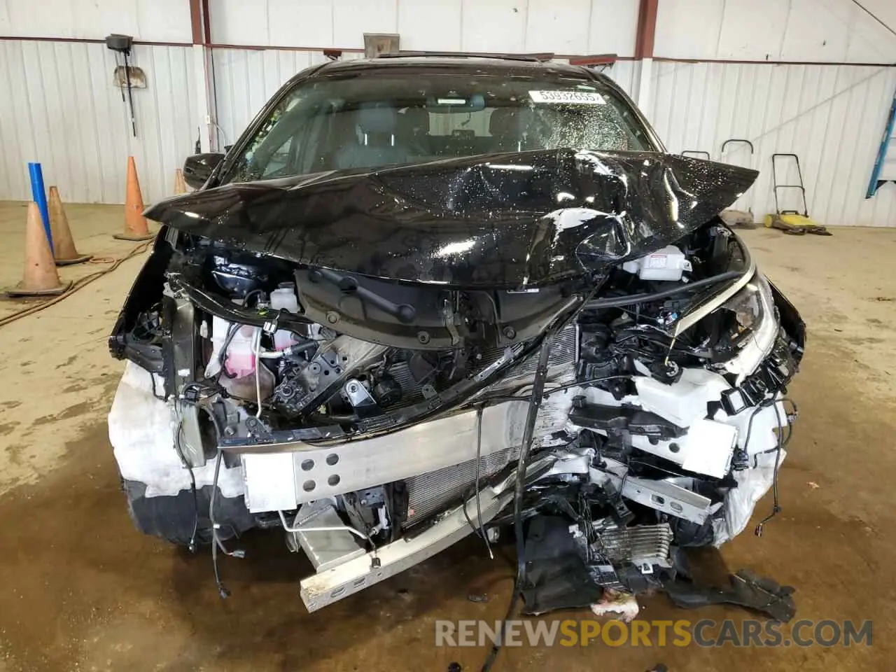 5 fotografías del automóvil dañado 5TDXSKFCXNS071524 TOYOTA SIENNA 2022