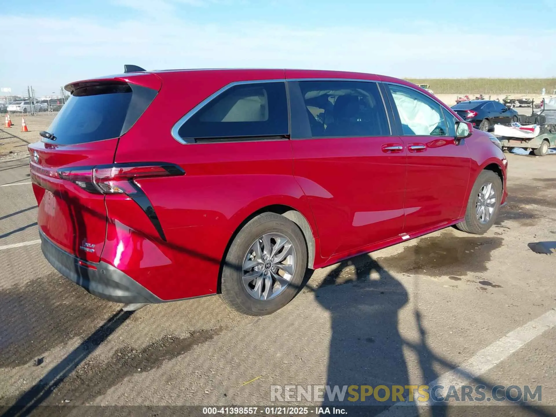 4 fotografías del automóvil dañado 5TDYRKEC0NS118500 TOYOTA SIENNA 2022