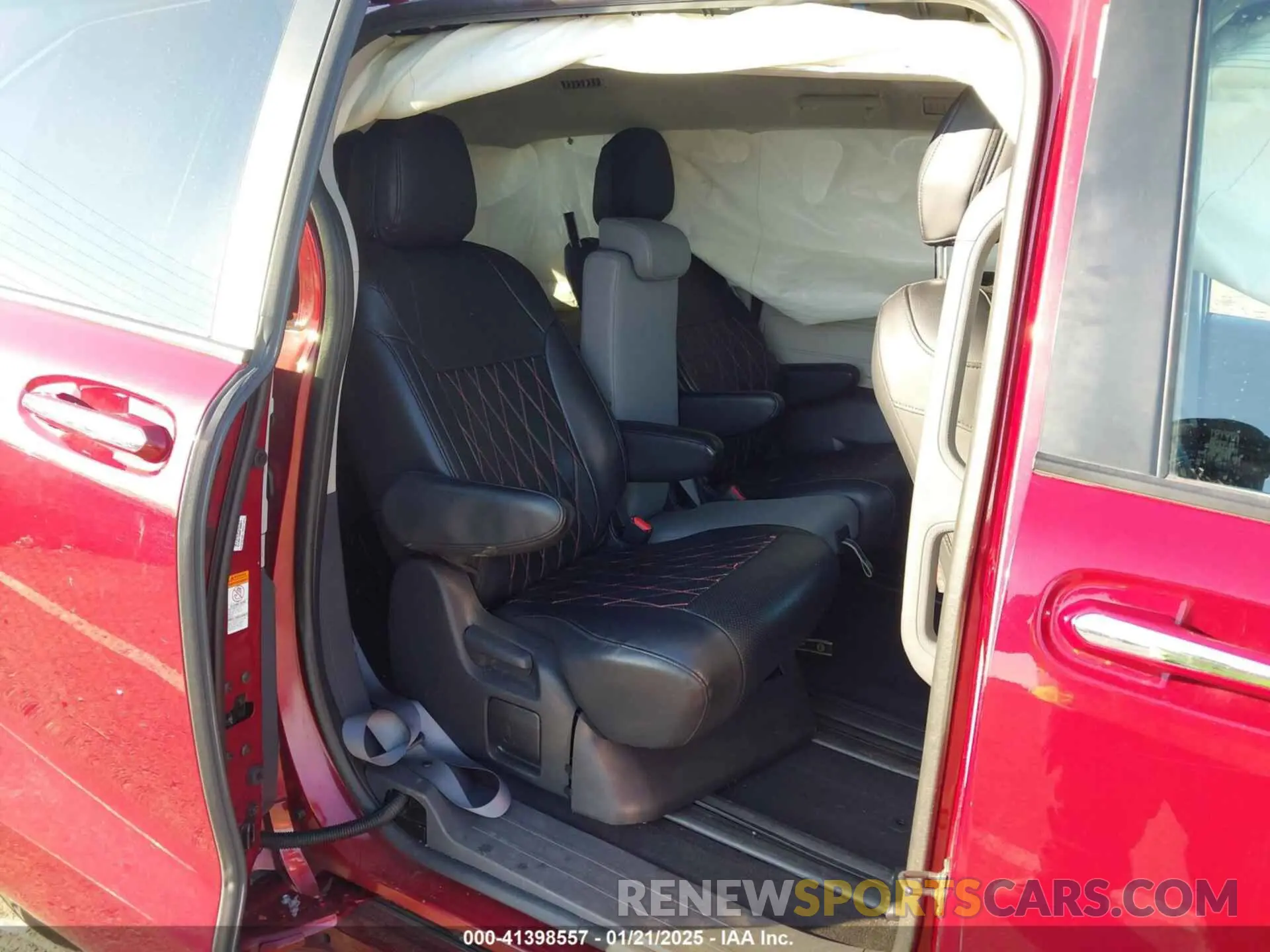 8 fotografías del automóvil dañado 5TDYRKEC0NS118500 TOYOTA SIENNA 2022