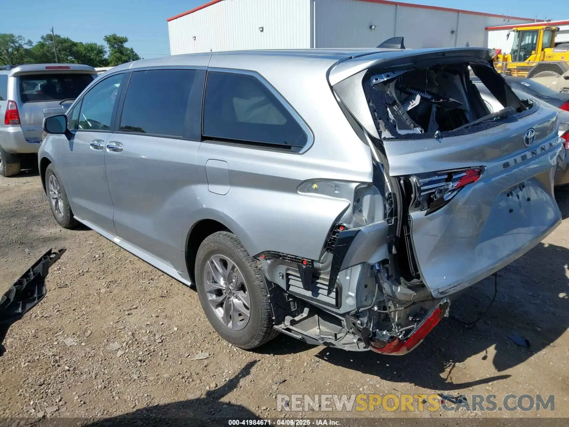 3 fotografías del automóvil dañado 5TDYRKEC1NS125049 TOYOTA SIENNA 2022