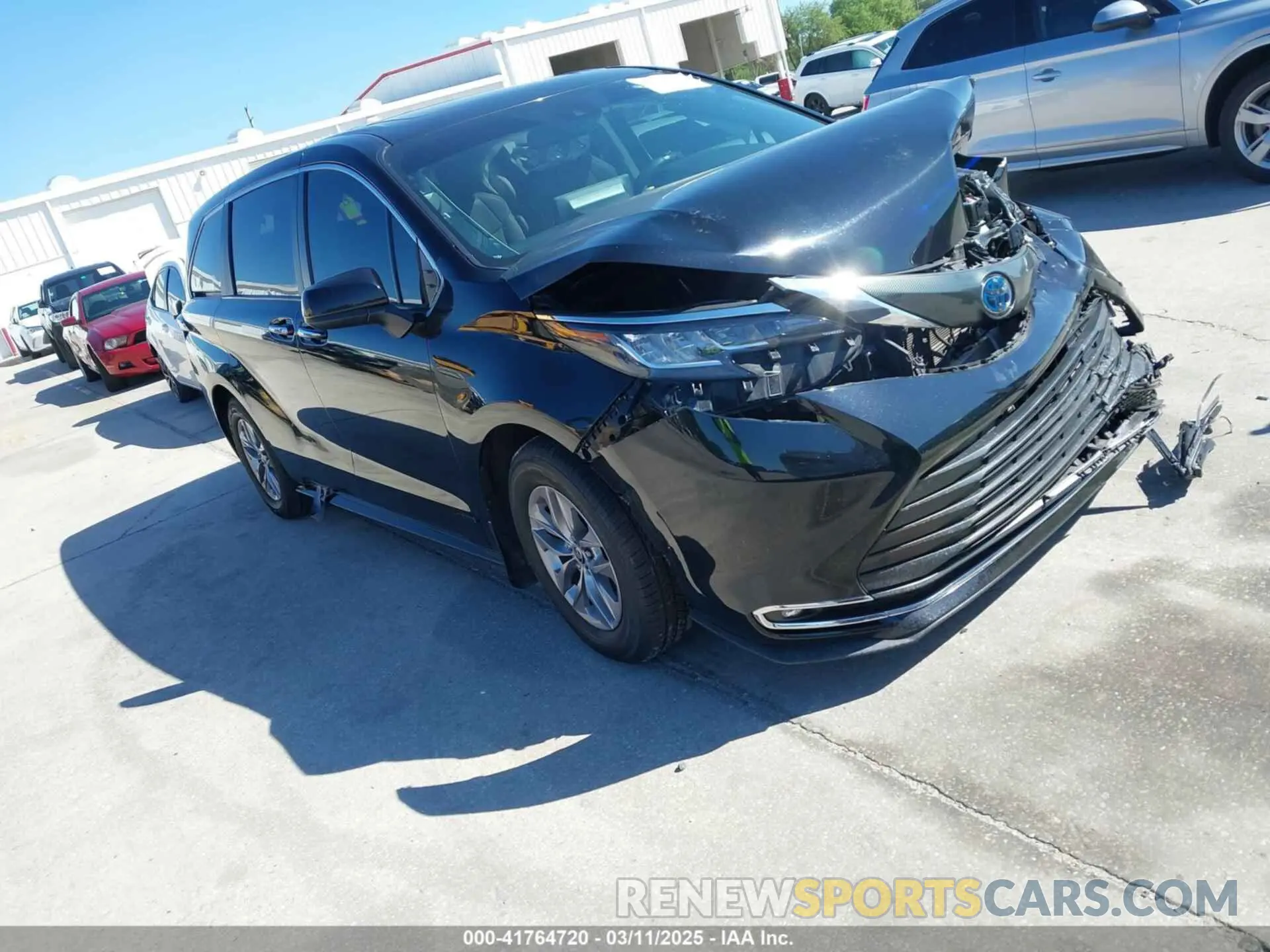 1 fotografías del automóvil dañado 5TDYRKEC2NS125318 TOYOTA SIENNA 2022