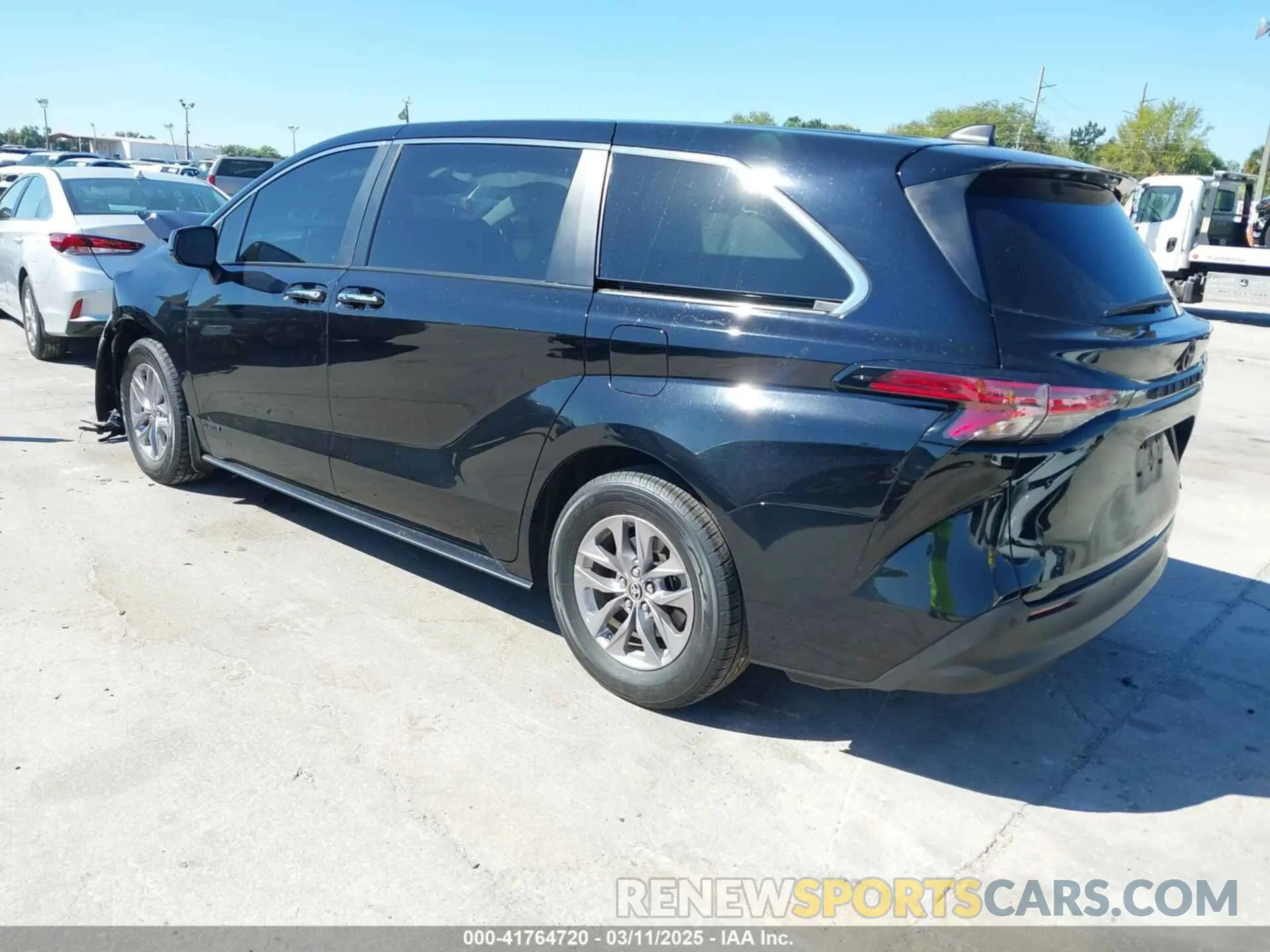 3 fotografías del automóvil dañado 5TDYRKEC2NS125318 TOYOTA SIENNA 2022