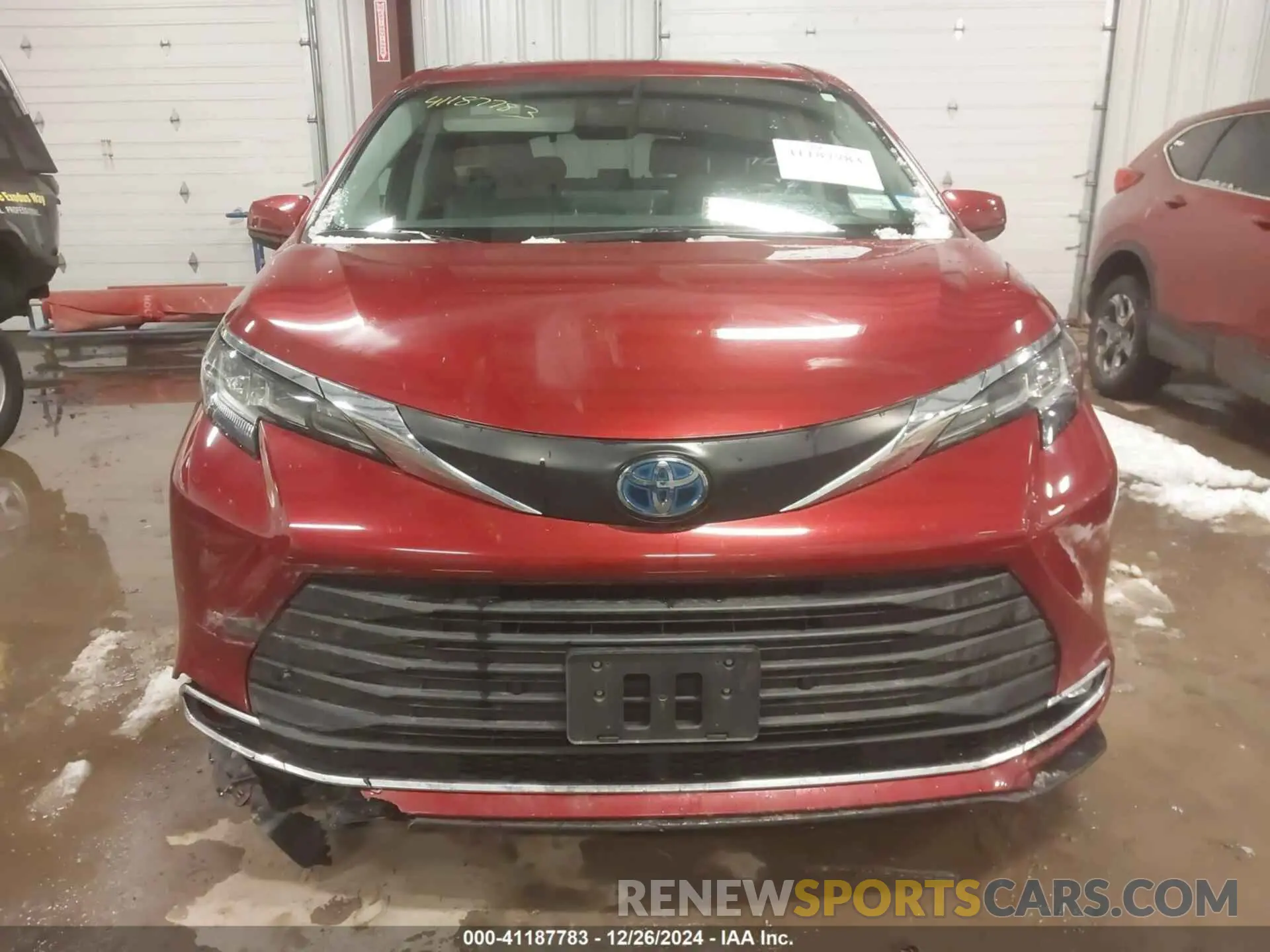 11 fotografías del automóvil dañado 5TDYRKEC7NS092140 TOYOTA SIENNA 2022
