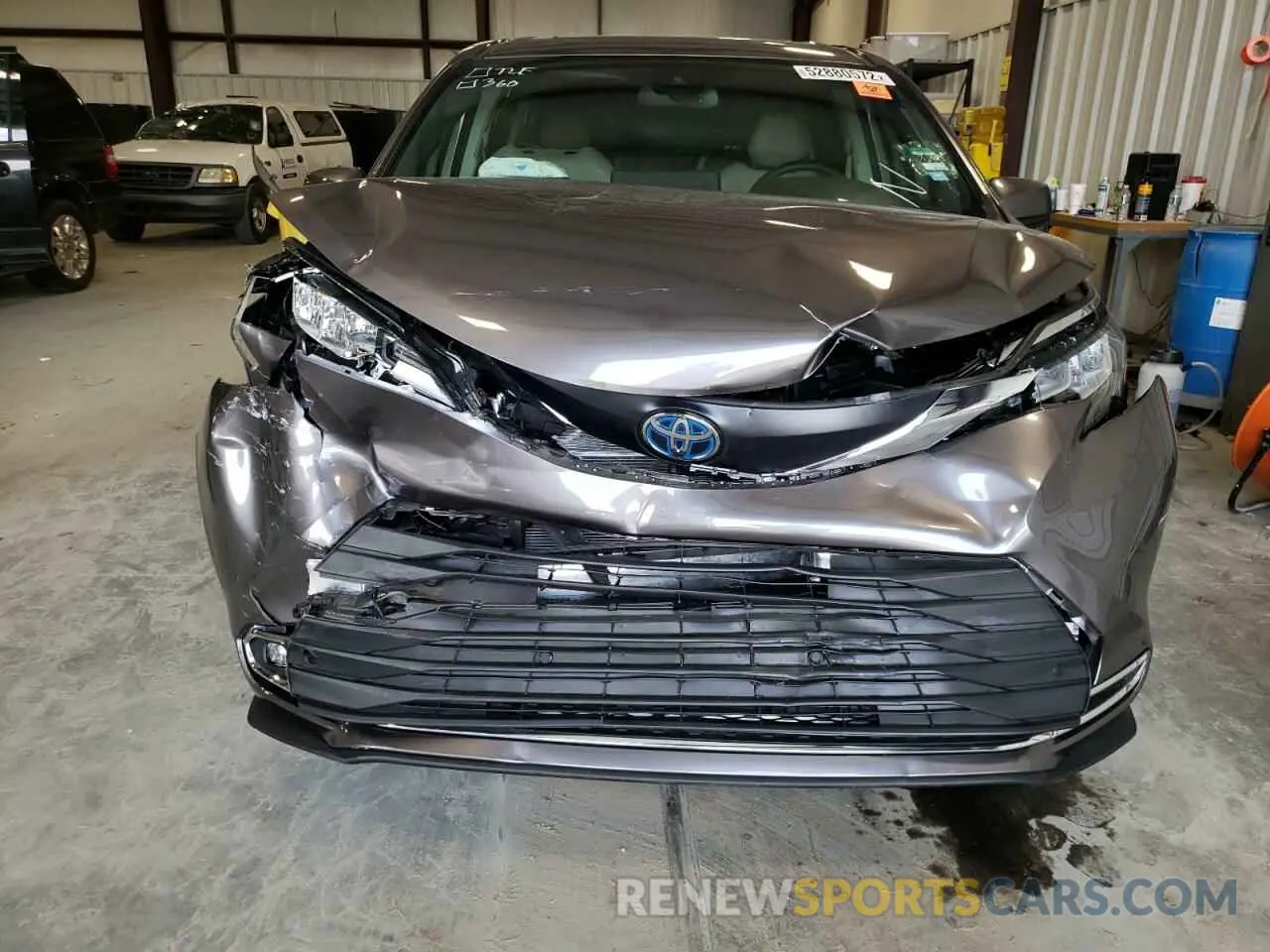 9 fotografías del automóvil dañado 5TDYRKEC8NS097959 TOYOTA SIENNA 2022