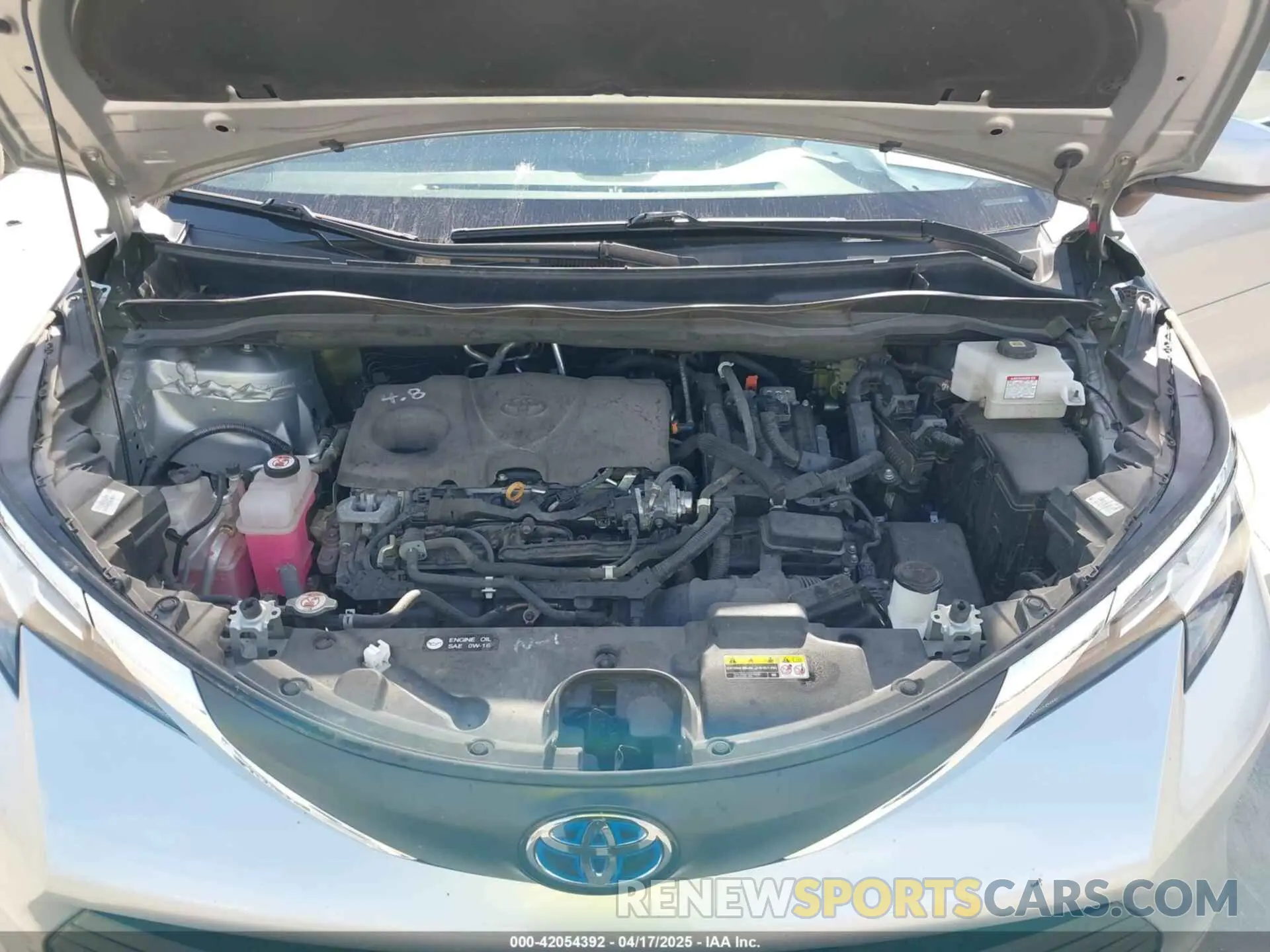 10 fotografías del automóvil dañado 5TDYRKECXNS076093 TOYOTA SIENNA 2022
