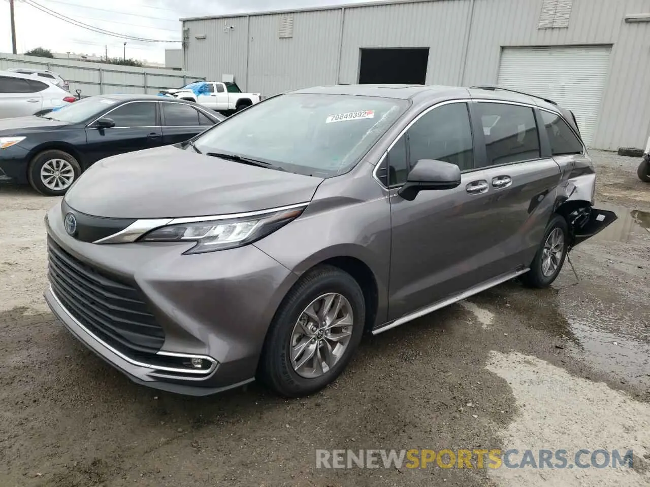 1 fotografías del automóvil dañado 5TDYRKECXNS087319 TOYOTA SIENNA 2022