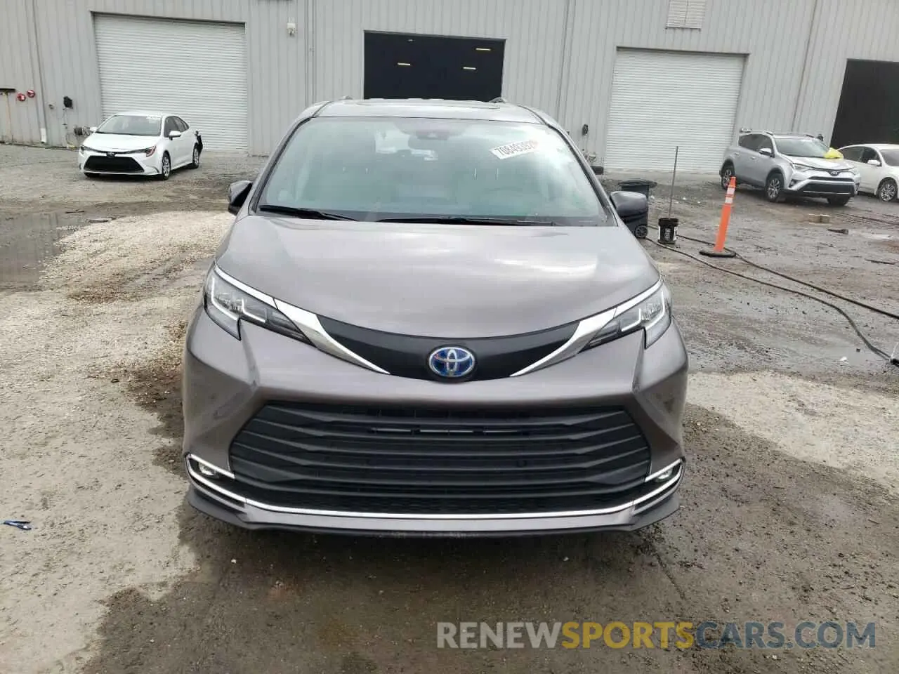 5 fotografías del automóvil dañado 5TDYRKECXNS087319 TOYOTA SIENNA 2022