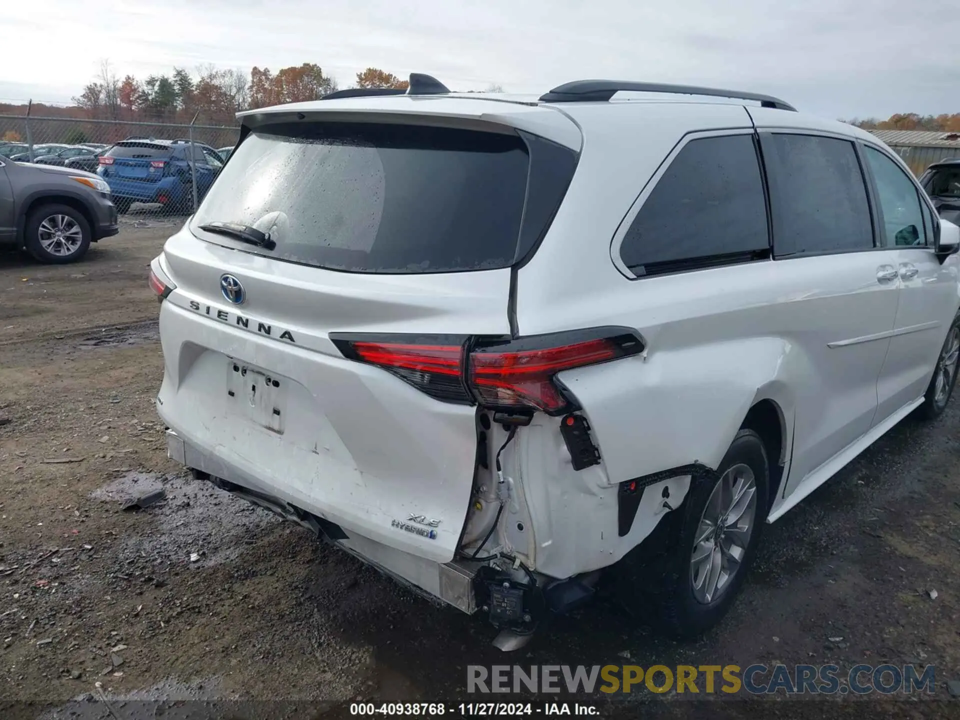 6 fotografías del automóvil dañado 5TDYSKFC0NS049181 TOYOTA SIENNA 2022