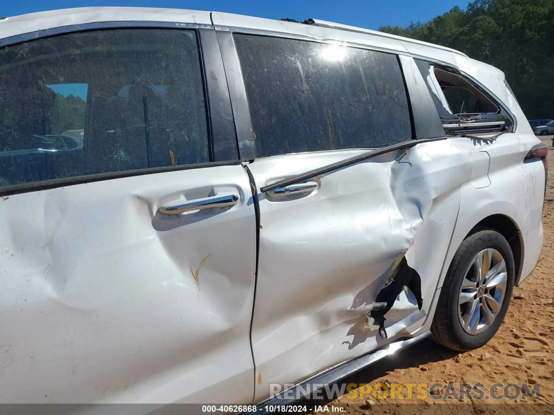 6 fotografías del automóvil dañado 5TDZRKEC6NS094546 TOYOTA SIENNA 2022