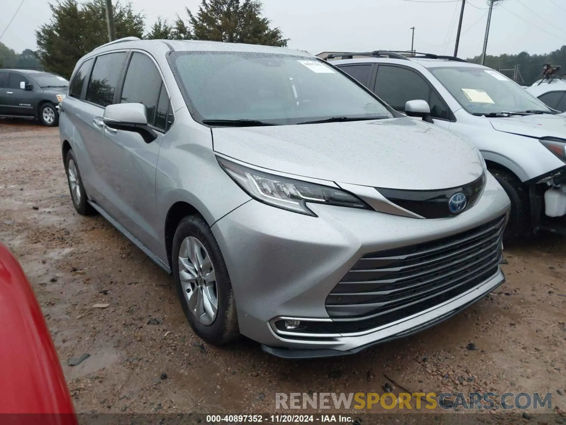 1 fotografías del automóvil dañado 5TDZRKECXNS075255 TOYOTA SIENNA 2022
