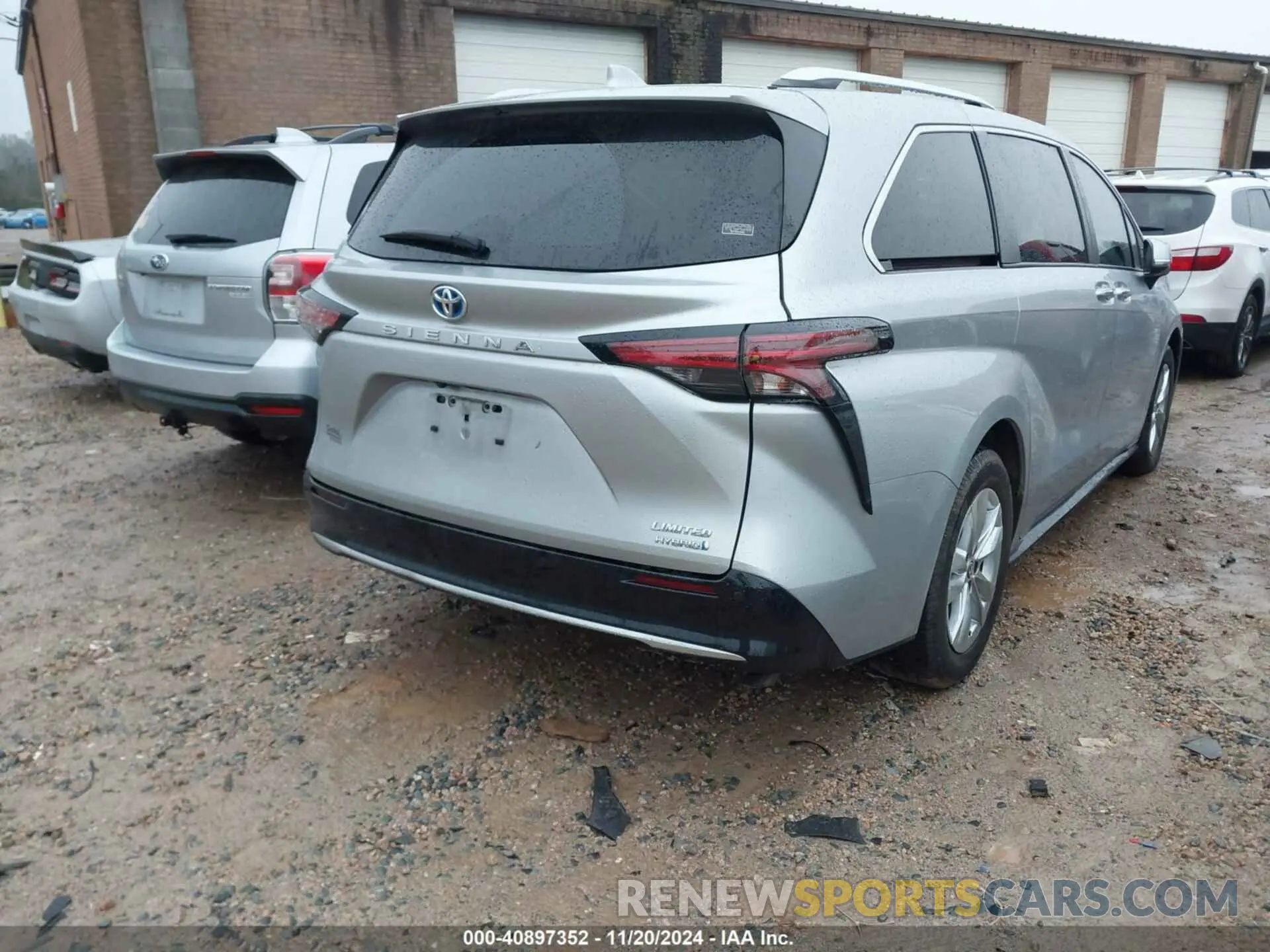 4 fotografías del automóvil dañado 5TDZRKECXNS075255 TOYOTA SIENNA 2022